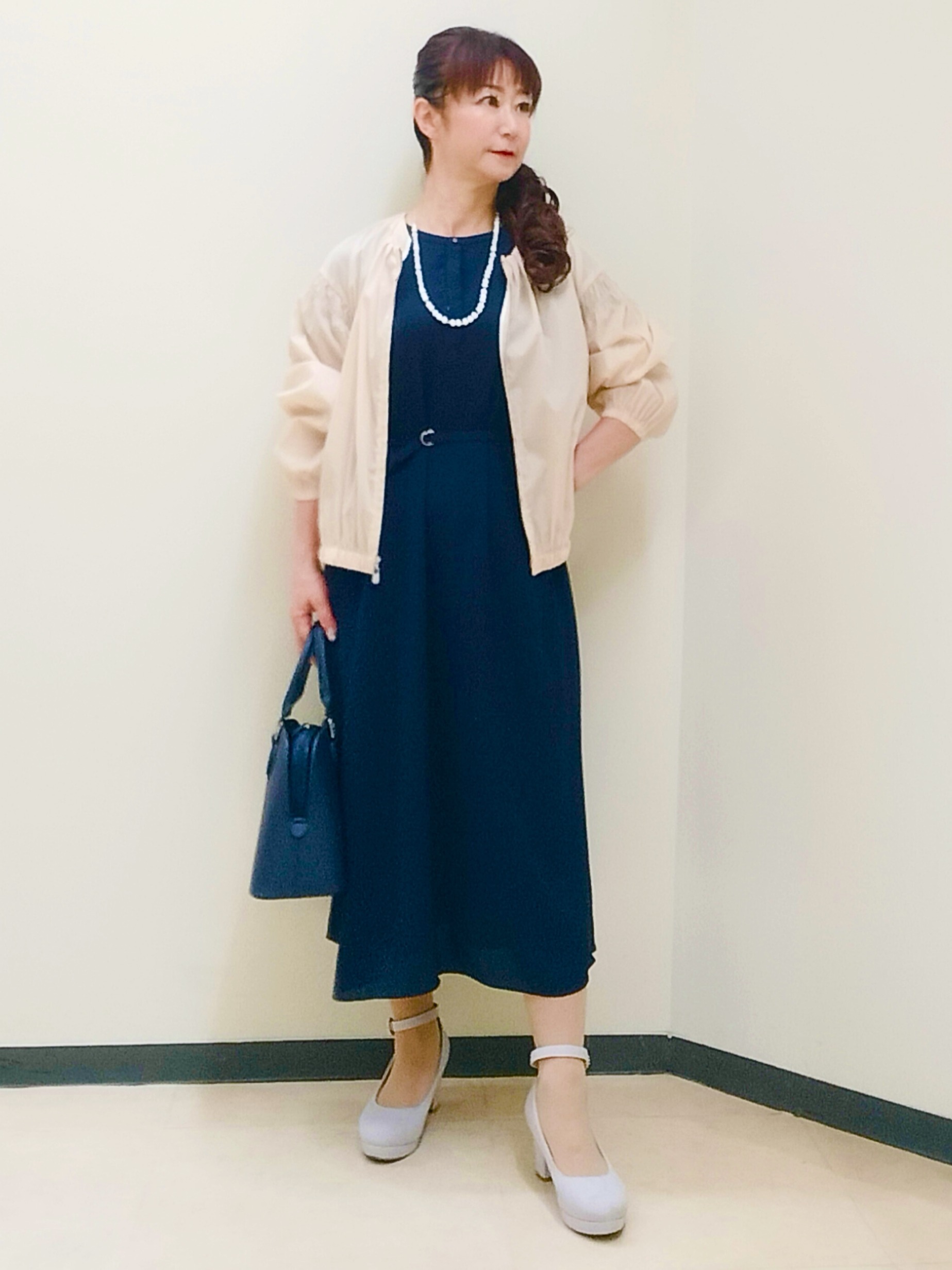 花さんの「Reflect｜【手洗い可】変形レオパード柄ワンピース」を使ったコーディネート