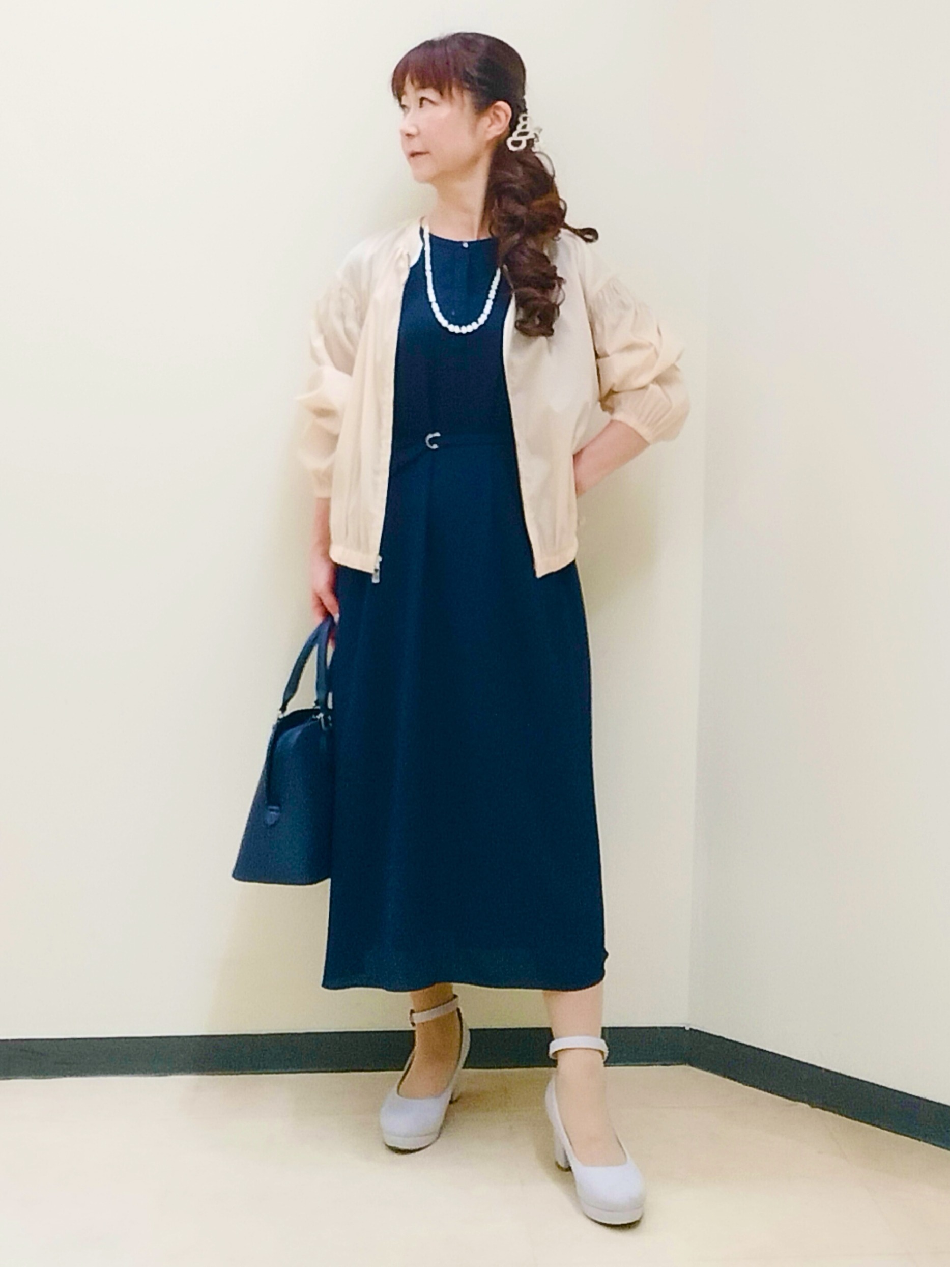 花さんの「Reflect｜【手洗い可】変形レオパード柄ワンピース」を使ったコーディネート