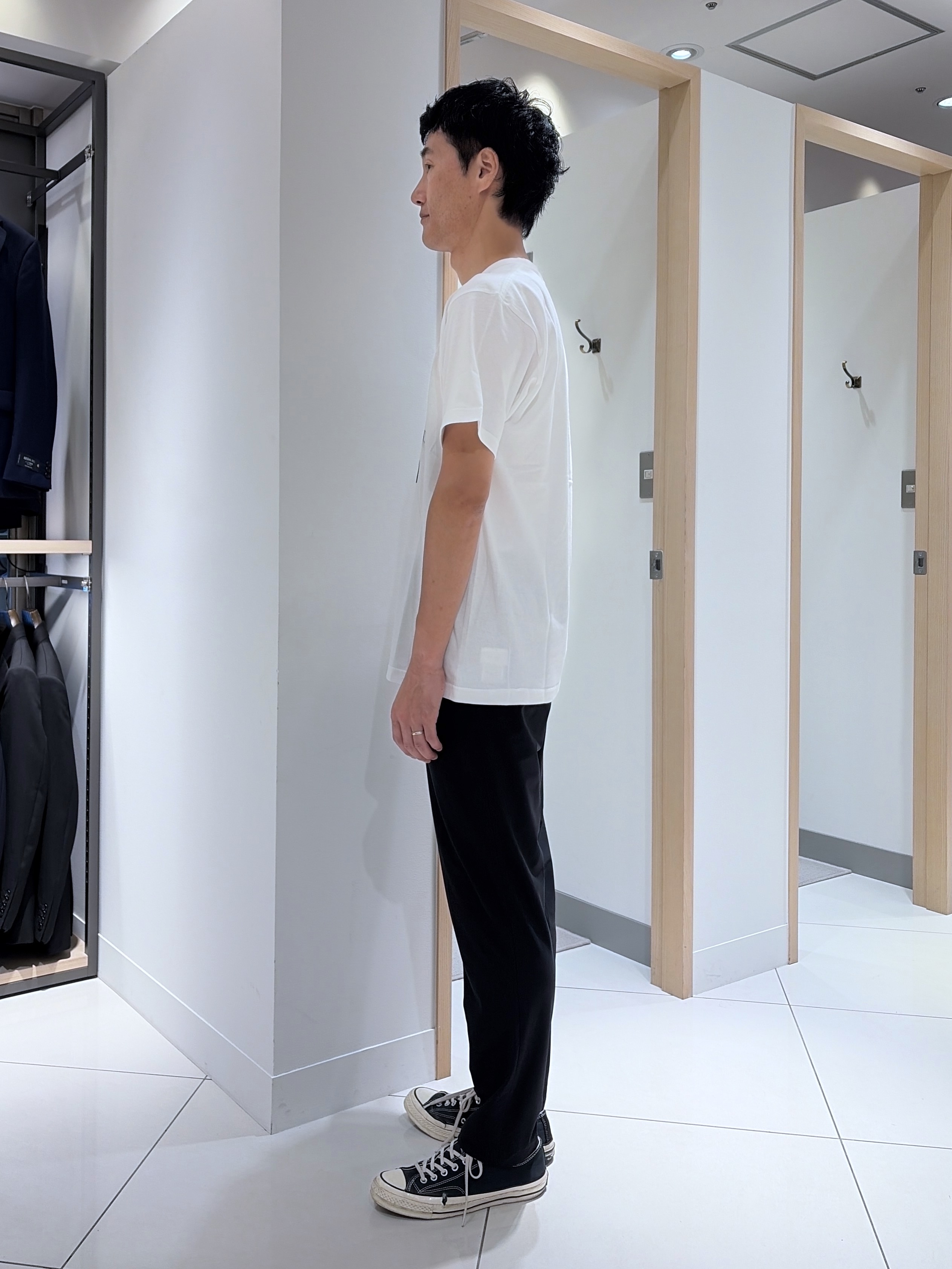 mutoさんの「TAKEO KIKUCHI｜【別注】マリリン・モンロー/フォトTシャツ」を使ったコーディネート
