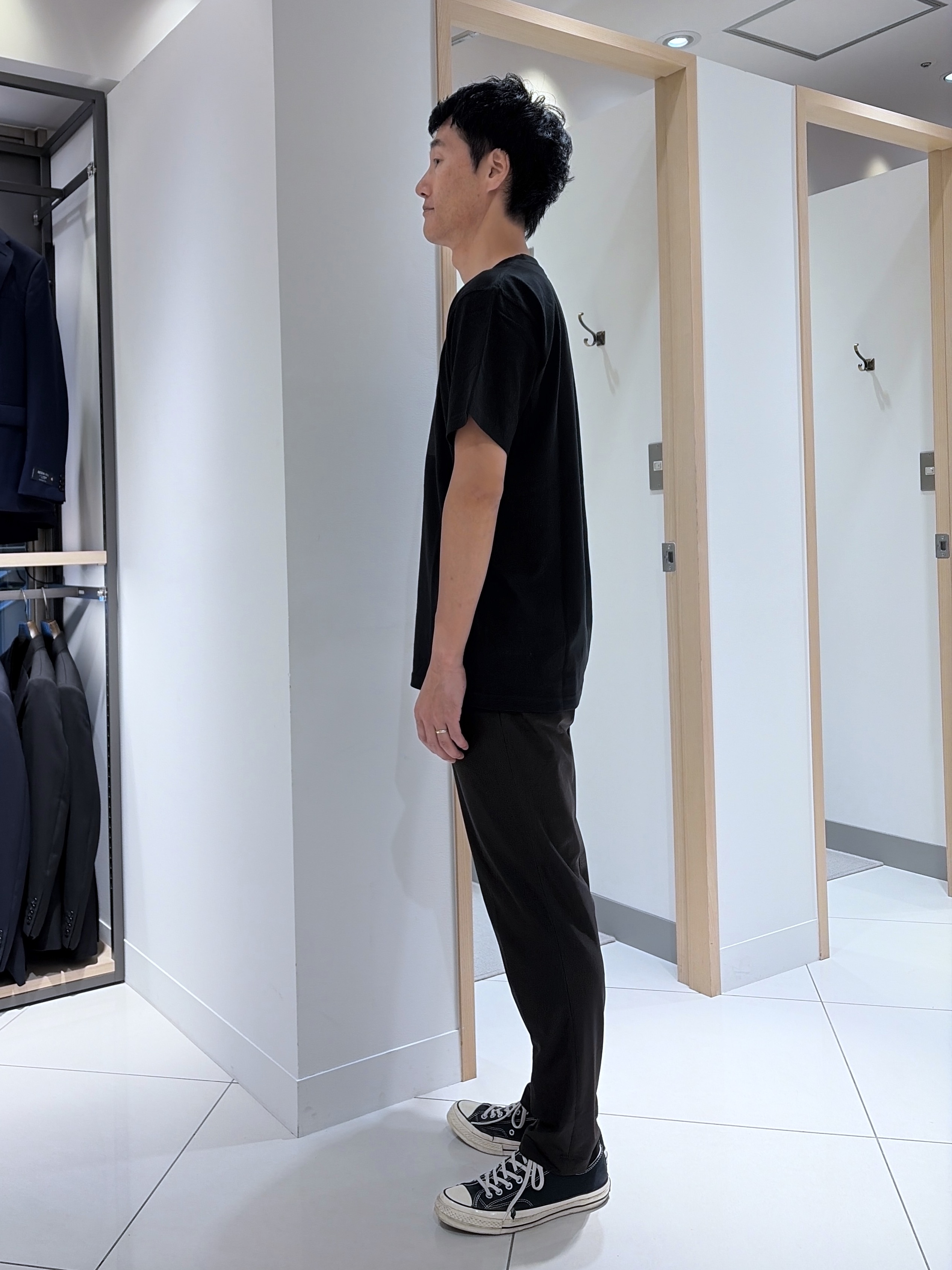 mutoさんの「TAKEO KIKUCHI｜【別注】マリリン・モンロー/フォトTシャツ」を使ったコーディネート