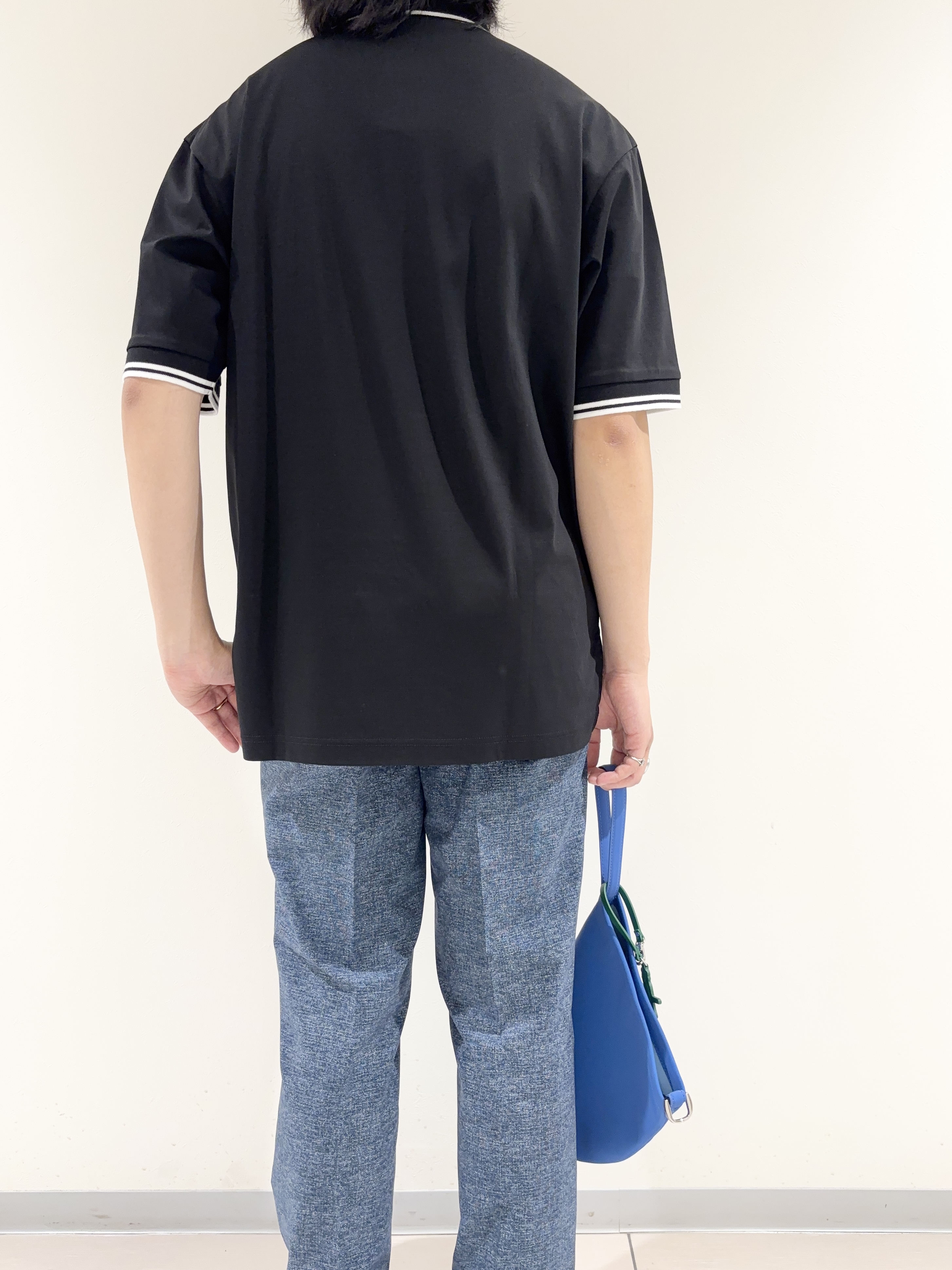 及川さんの「TAKEO KIKUCHI｜【BOWLER HAT LABEL】アイスクリアコットン ボーラーハットウォーカー ポロシャツ」を使ったコーディネート