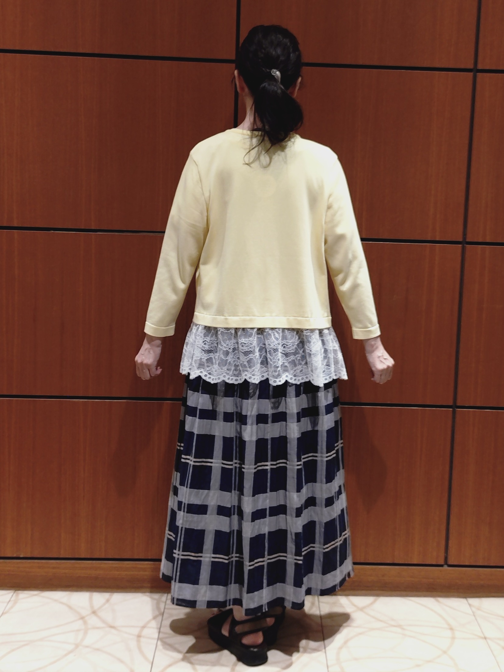 Kさんの「Reflect｜【手洗い可】レースデザインニットカーディガン」を使ったコーディネート
