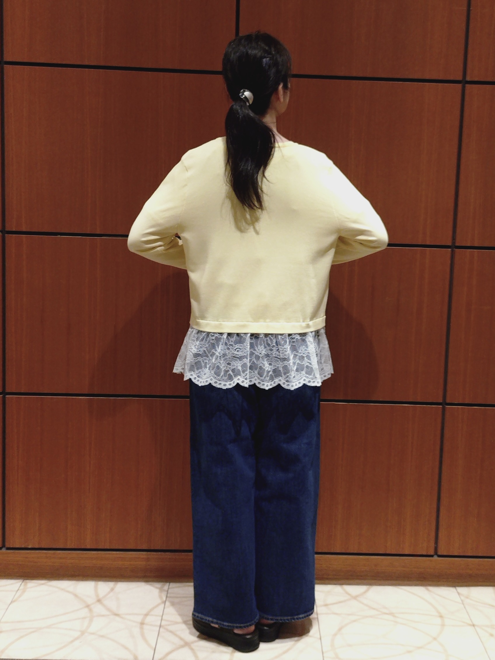 Kさんの「Reflect｜【手洗い可】ワイドシルエットデニム」を使ったコーディネート