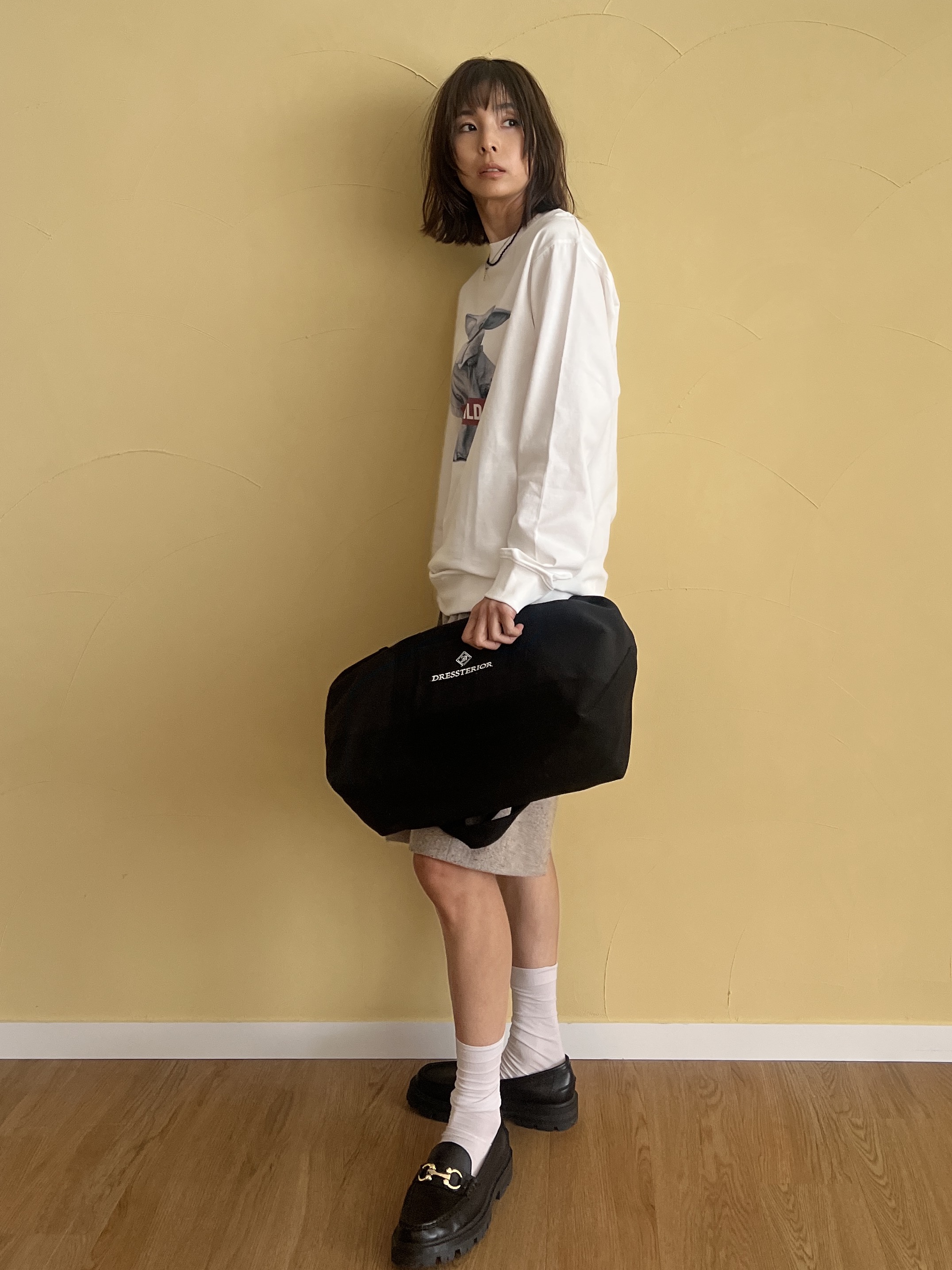 misaさんの「DRESSTERIOR｜ドレステリア キャンバストートバッグ（M）」を使ったコーディネート