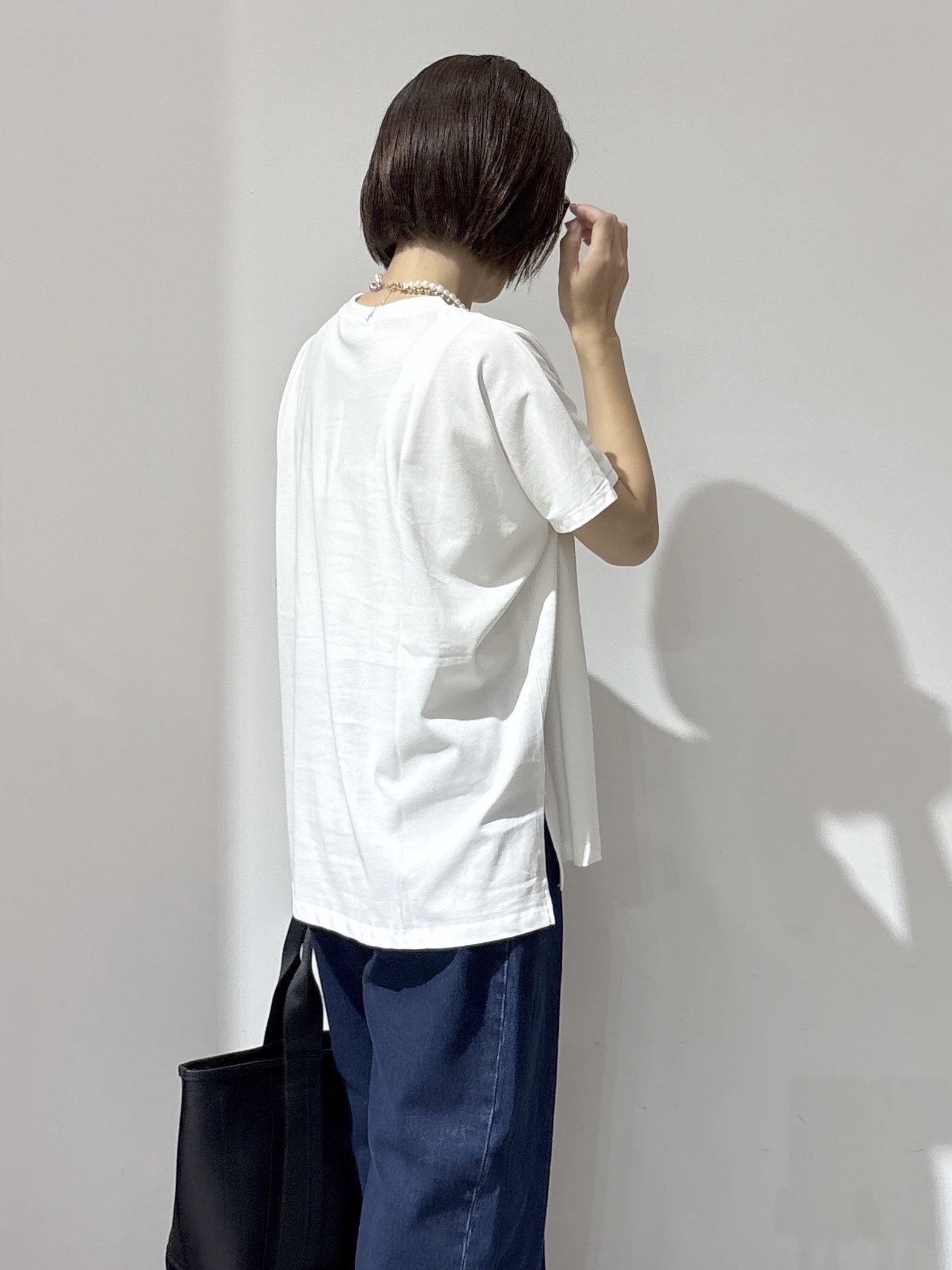 NAKAさんの「OPAQUE.CLIP｜フォトプリントTシャツ【洗濯機OK】」を使ったコーディネート