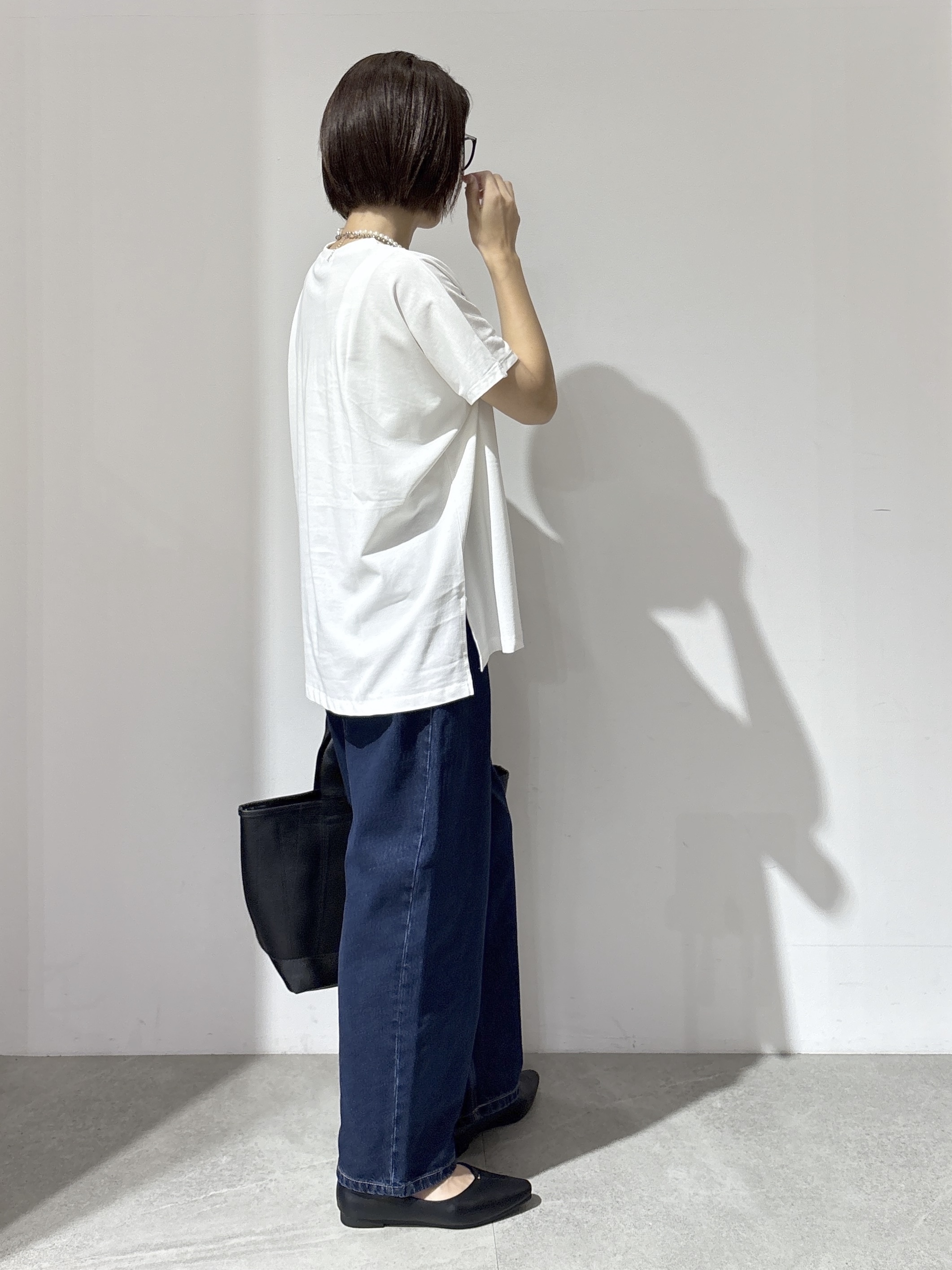 NAKAさんの「OPAQUE.CLIP｜フォトプリントTシャツ【洗濯機OK】」を使ったコーディネート