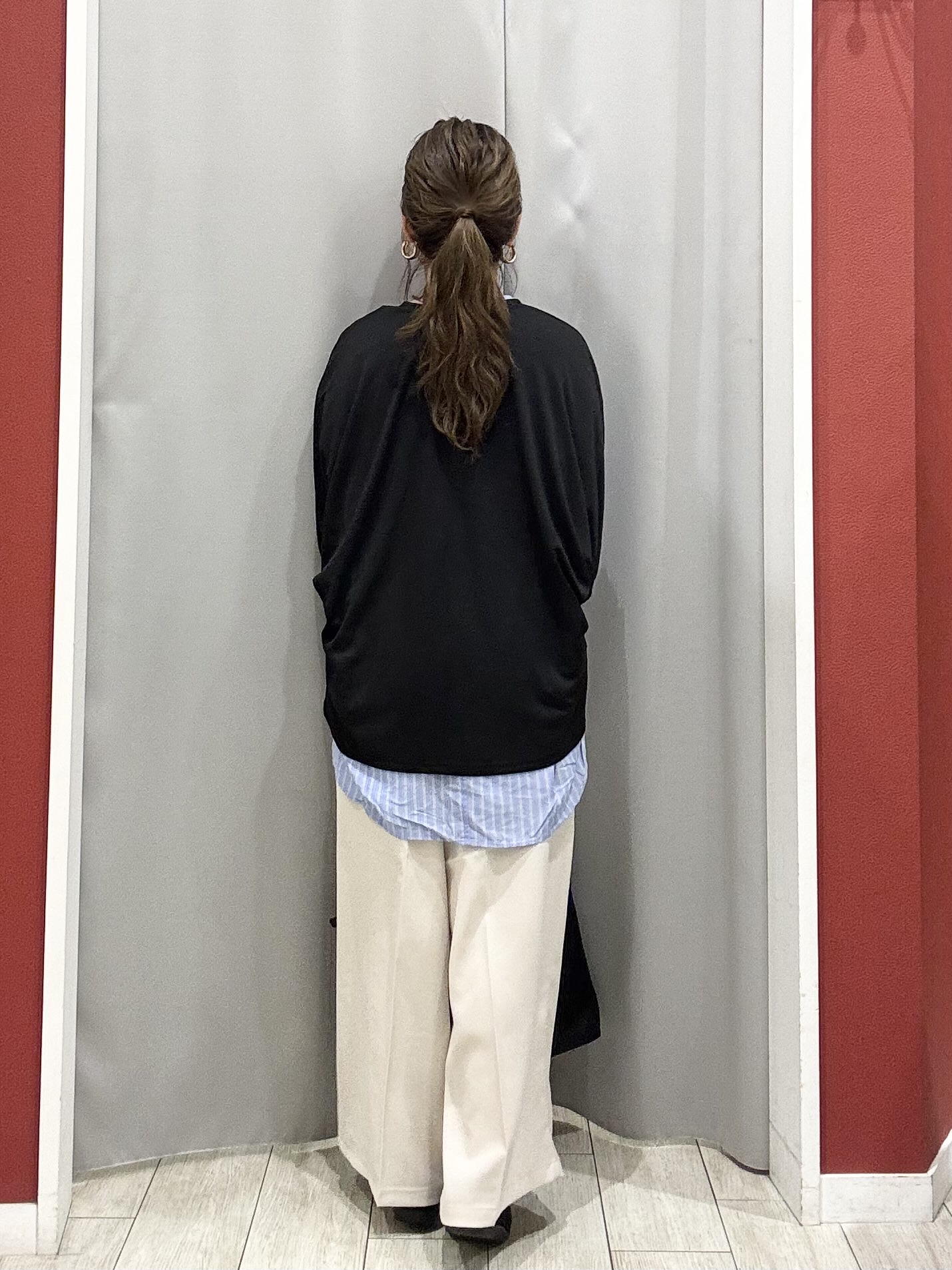 shioさんの「SHOO･LA･RUE｜【ひんやり/体型カバー】冷房、UV対策にも さらさらタッチの 5分袖ボレロカーディガン」を使ったコーディネート