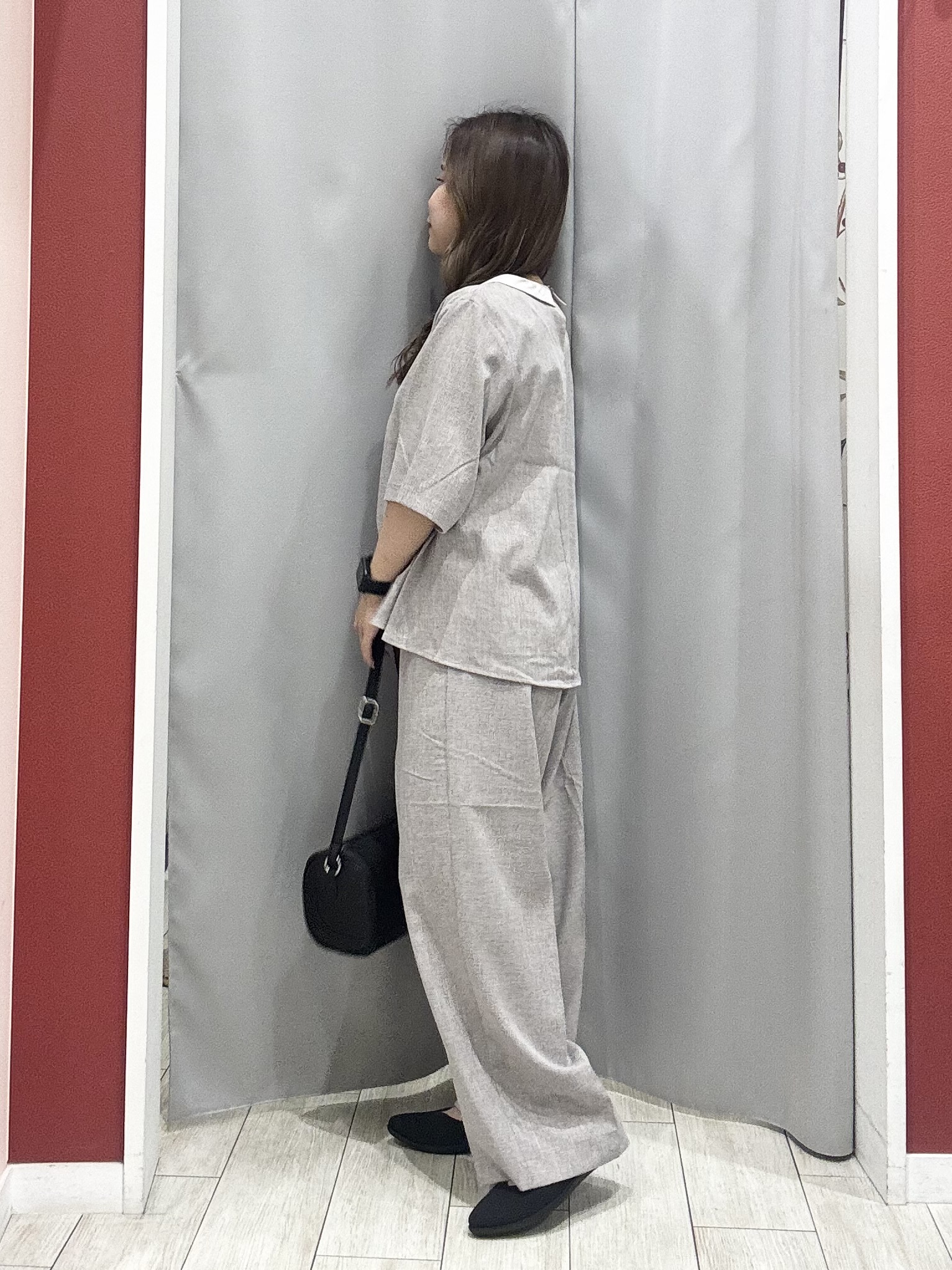 shioさんの「SHOO･LA･RUE｜【通気性〇/セットアップ可】サマーツイード調衿付き半袖ブラウス」を使ったコーディネート