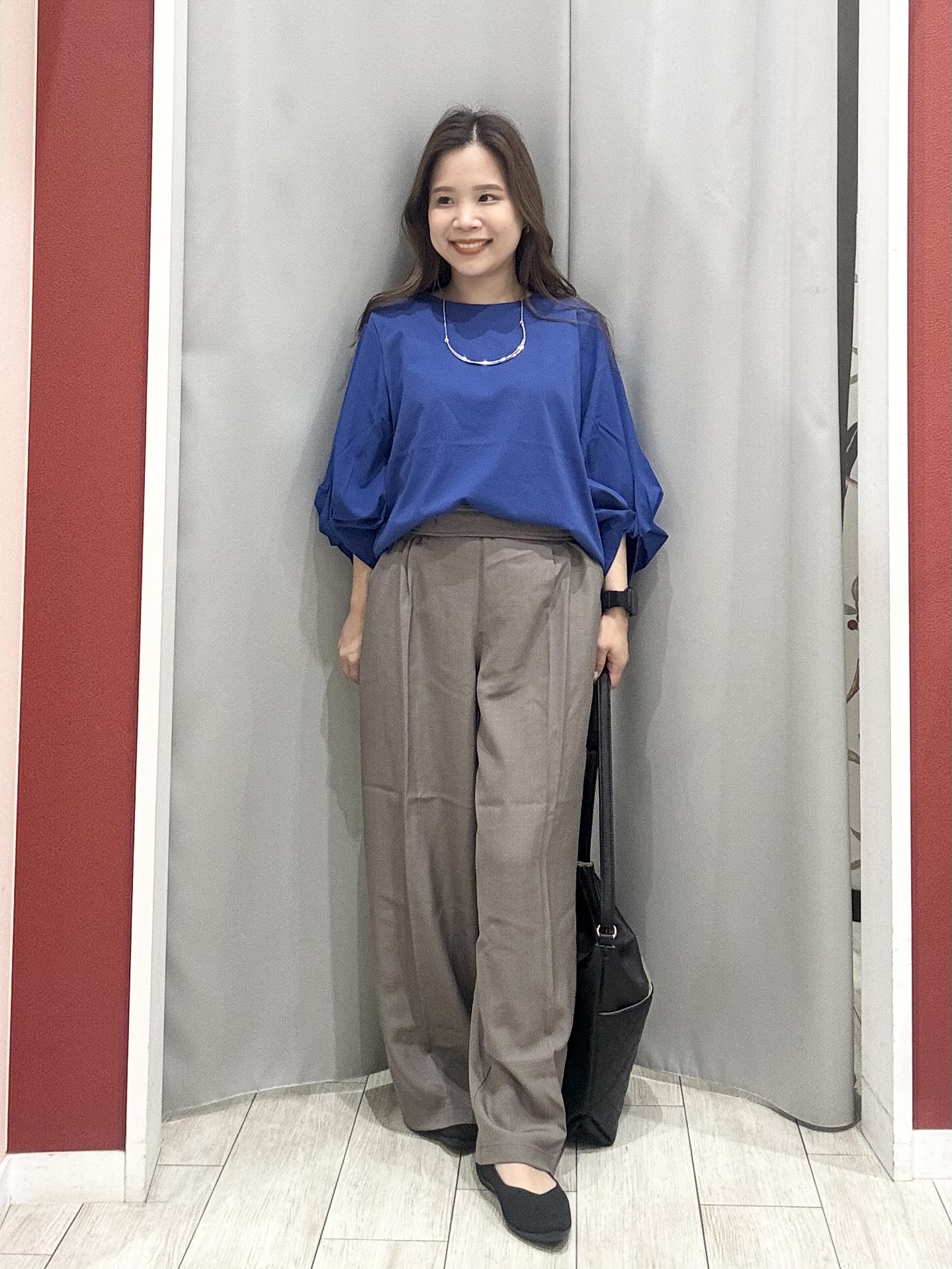 shioさんの「SHOO･LA･RUE｜ON・OFF大活躍ツイストスリーブトップス」を使ったコーディネート