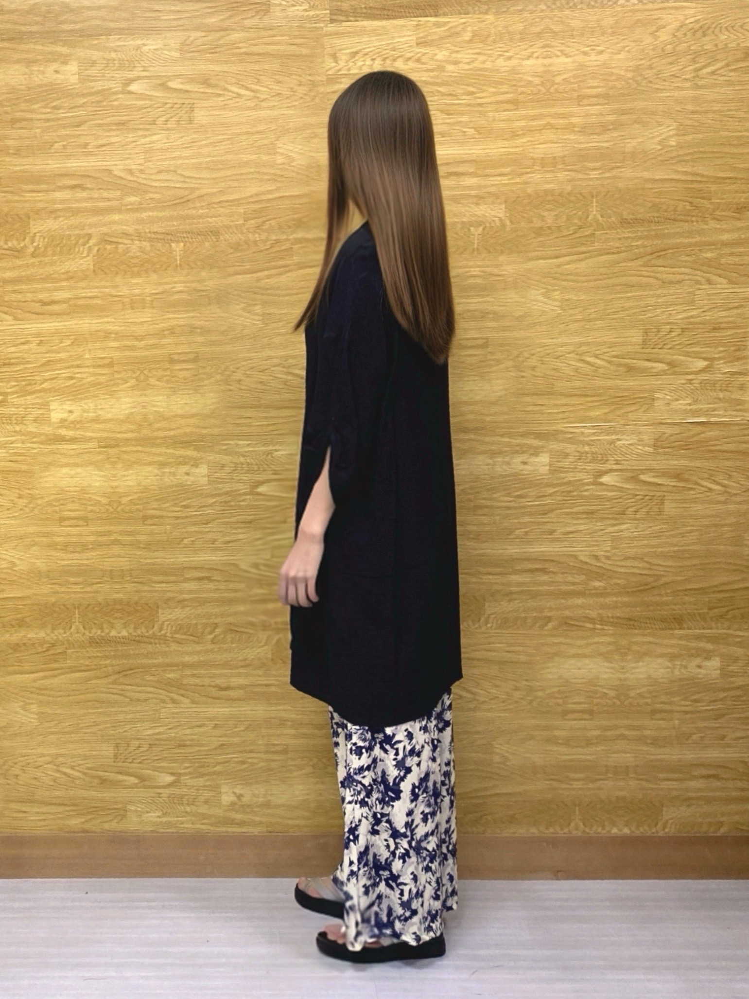 ユキニーズさんの「SHOO･LA･RUE｜【ひんやり/S-LL/洗濯後しわになりにくい】体型カバーにも ゆるっとリラックスチュニック」を使ったコーディネート