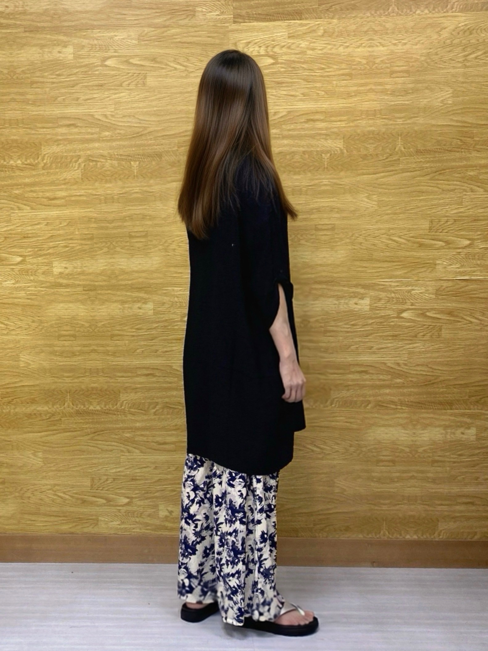 ユキニーズさんの「SHOO･LA･RUE｜【ひんやり/S-LL/洗濯後しわになりにくい】体型カバーにも ゆるっとリラックスチュニック」を使ったコーディネート