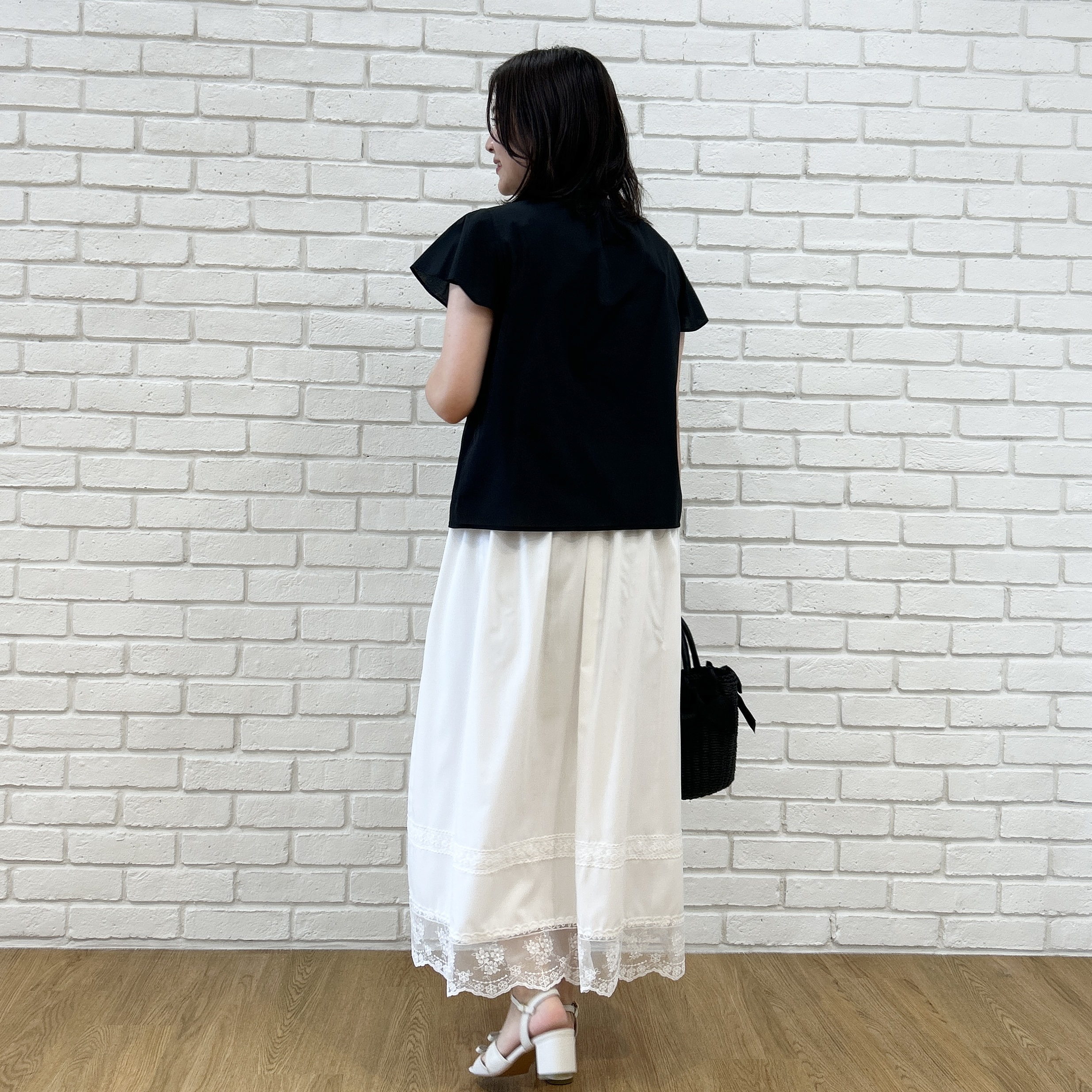 shinoさんの「Couture brooch｜レースハギブラウス」を使ったコーディネート