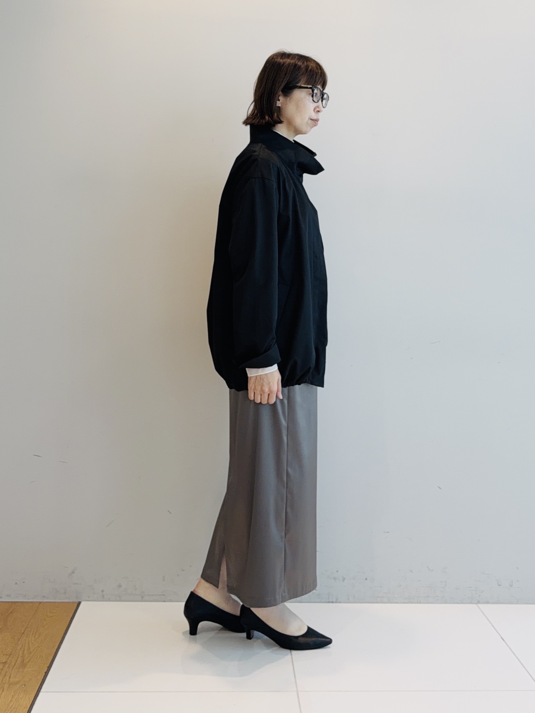 murayamaさんの「INDIVI｜【ラム革／美脚／通勤】レザーパンプス」を使ったコーディネート