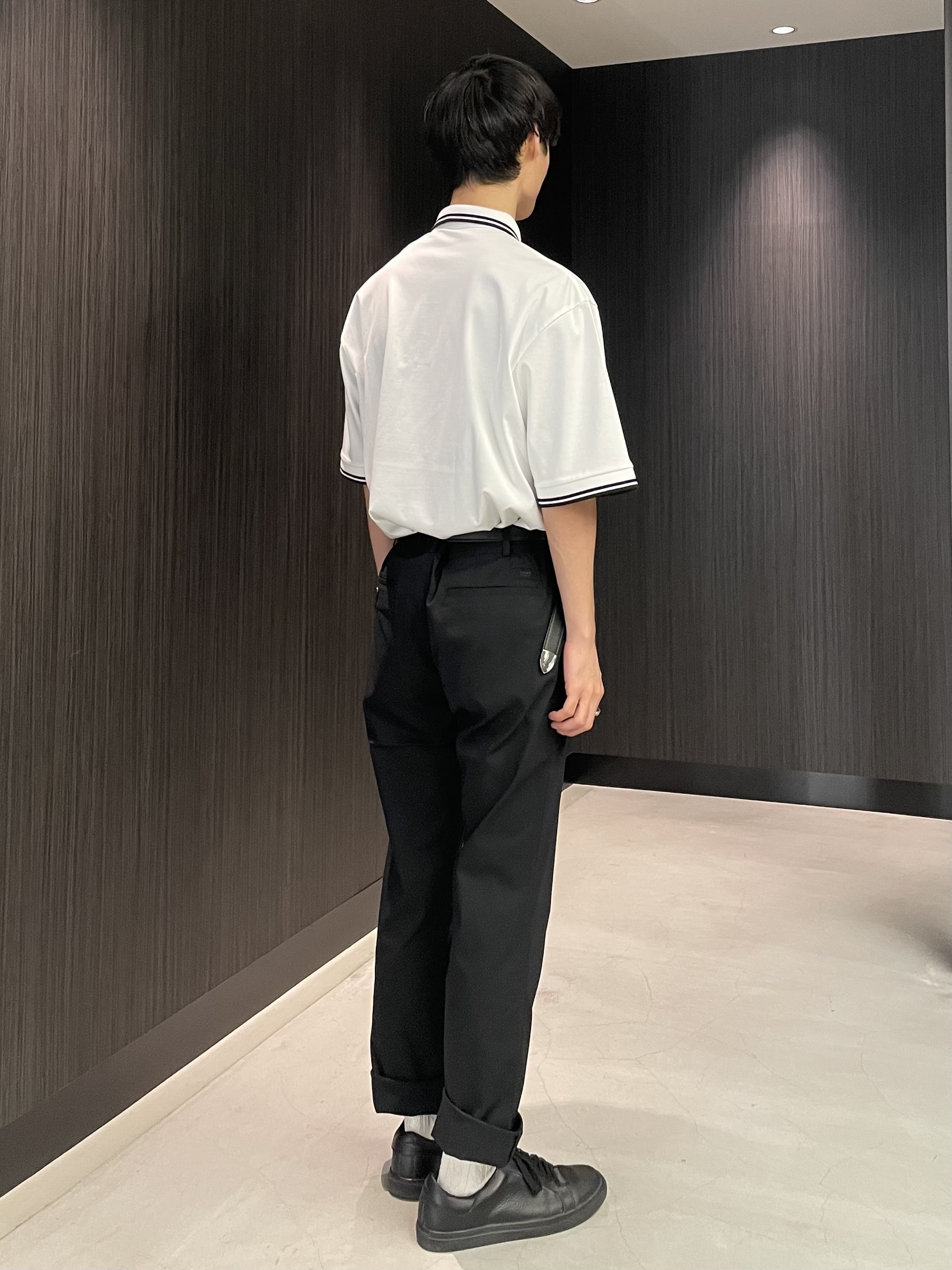 Okdさんの「TAKEO KIKUCHI｜【BOWLER HAT LABEL】アイスクリアコットン ボーラーハットウォーカー ポロシャツ」を使ったコーディネート