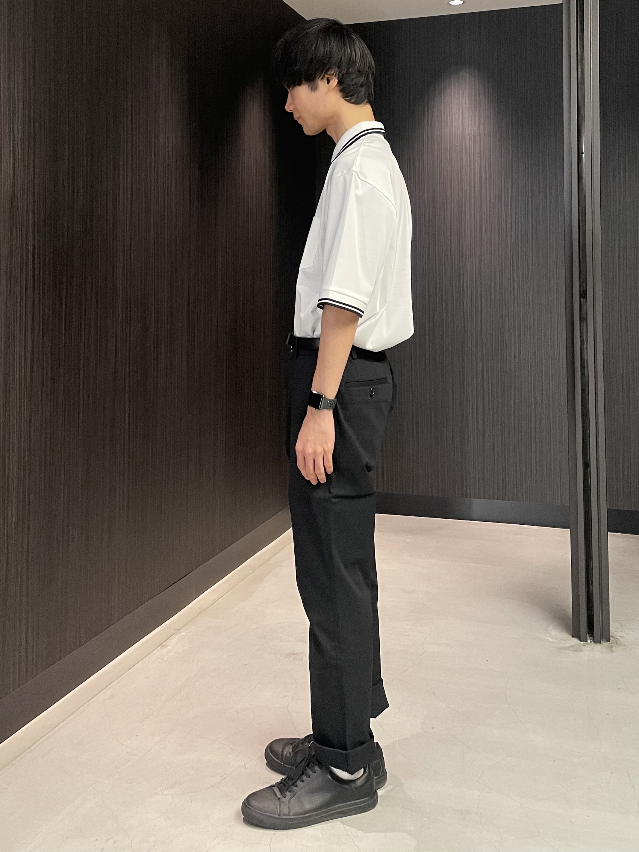 Okdさんの「TAKEO KIKUCHI｜【BOWLER HAT LABEL】アイスクリアコットン ボーラーハットウォーカー ポロシャツ」を使ったコーディネート
