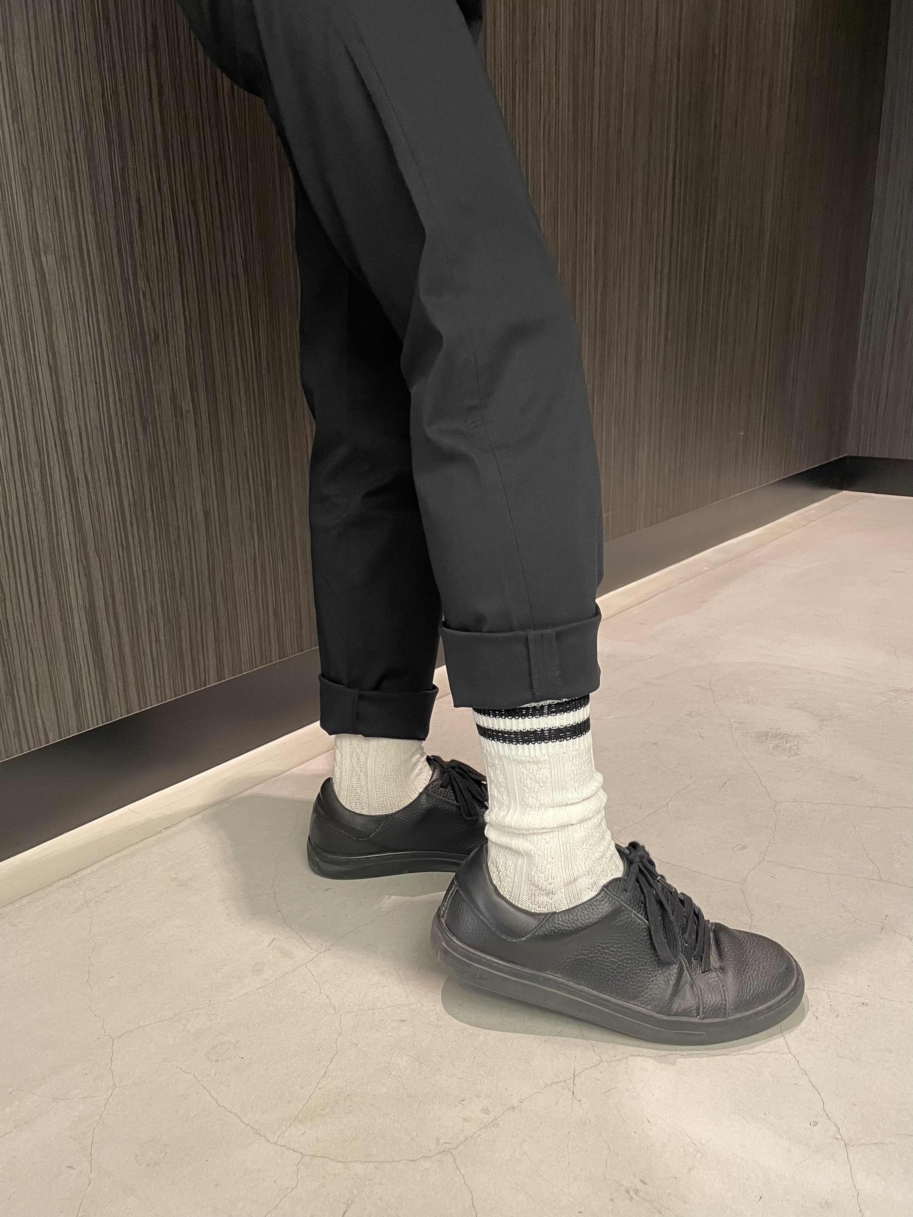 Okdさんの「TAKEO KIKUCHI｜【接触冷感】アイスクリアコットン ワンポイント ポロシャツ」を使ったコーディネート