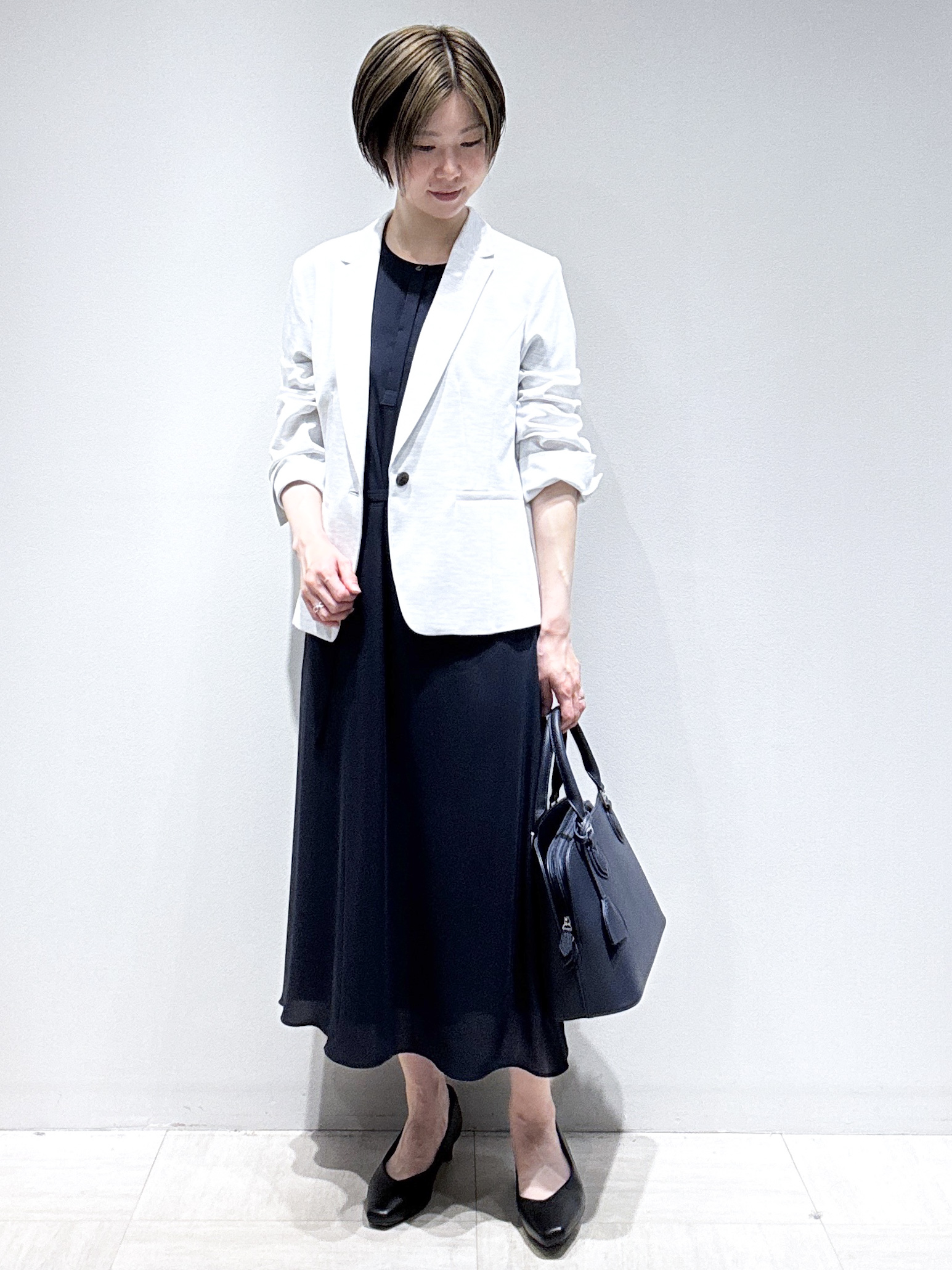 まちこさんの「Reflect｜【SS-4Lサイズ／UVカット／接触冷感】匠ジャケット／ベーシックテーラード」を使ったコーディネート