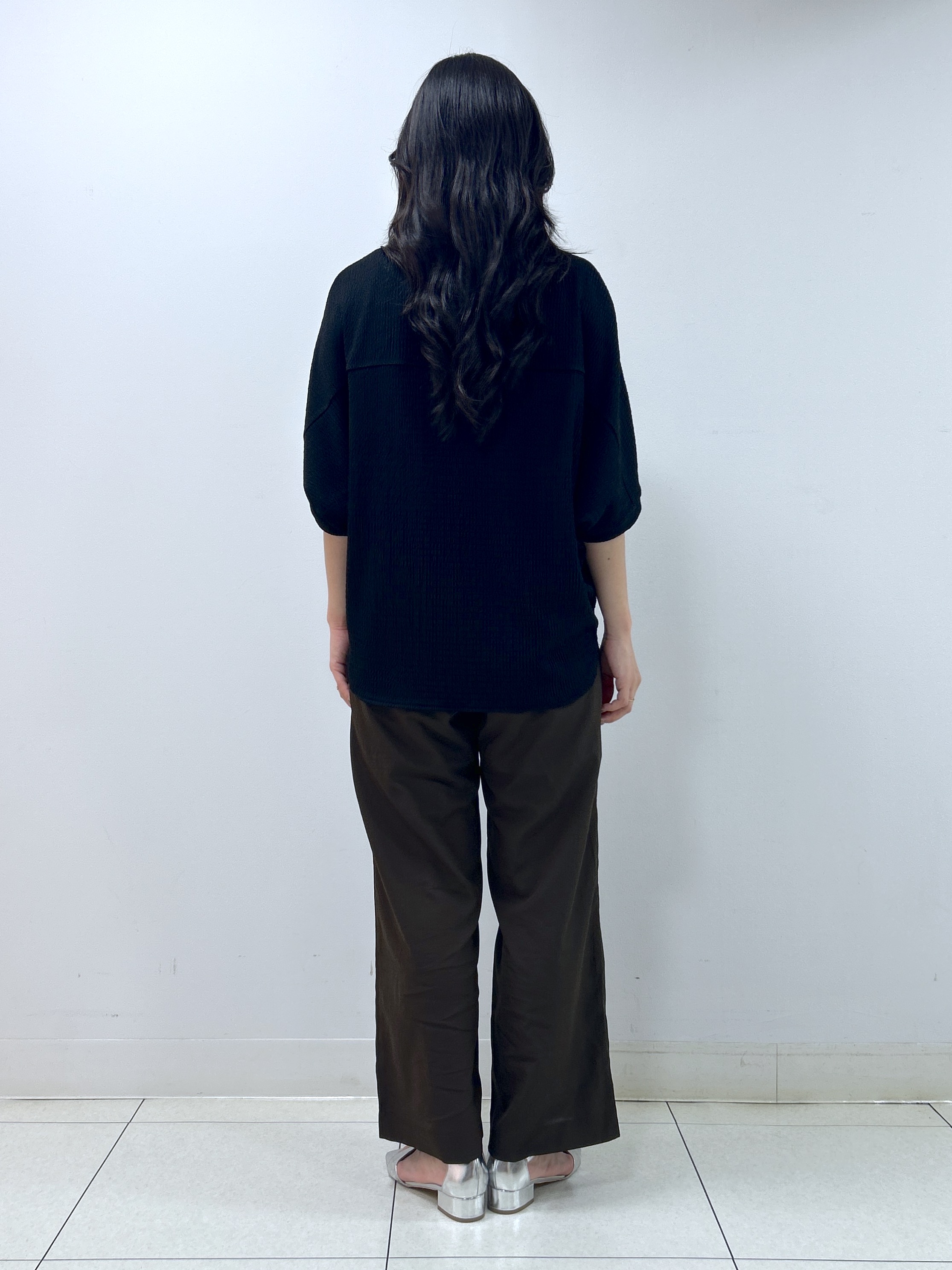 Kaiさんの「Dessin｜シュリンクジャージ カットソー」を使ったコーディネート