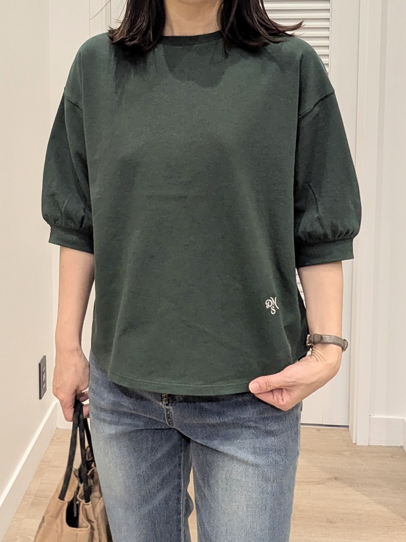 enさんの「Dessin｜【2WAY/軽量】コードハンドル ミニトートバッグ」を使ったコーディネート