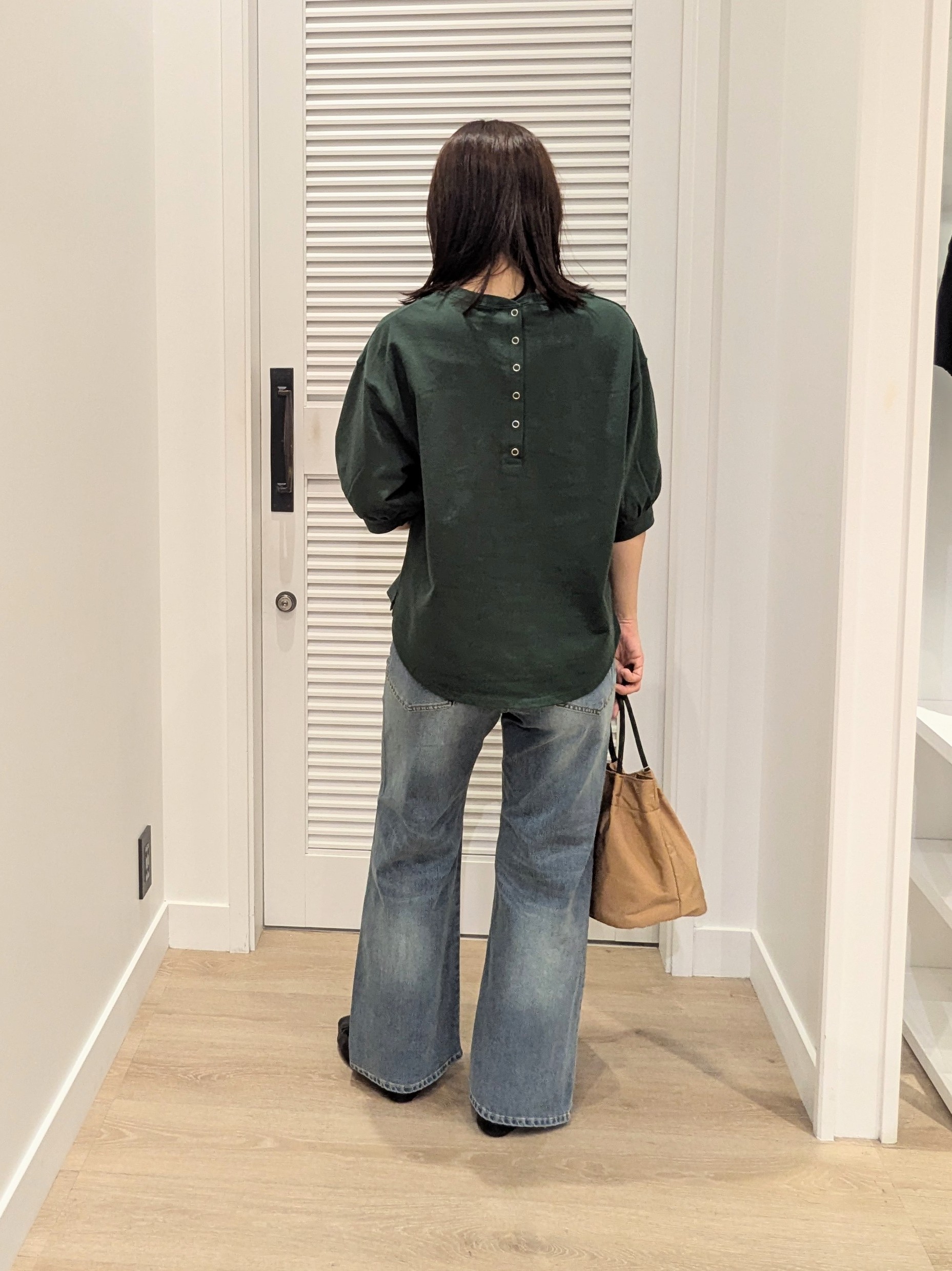 enさんの「Dessin｜【2WAY/軽量】コードハンドル ミニトートバッグ」を使ったコーディネート