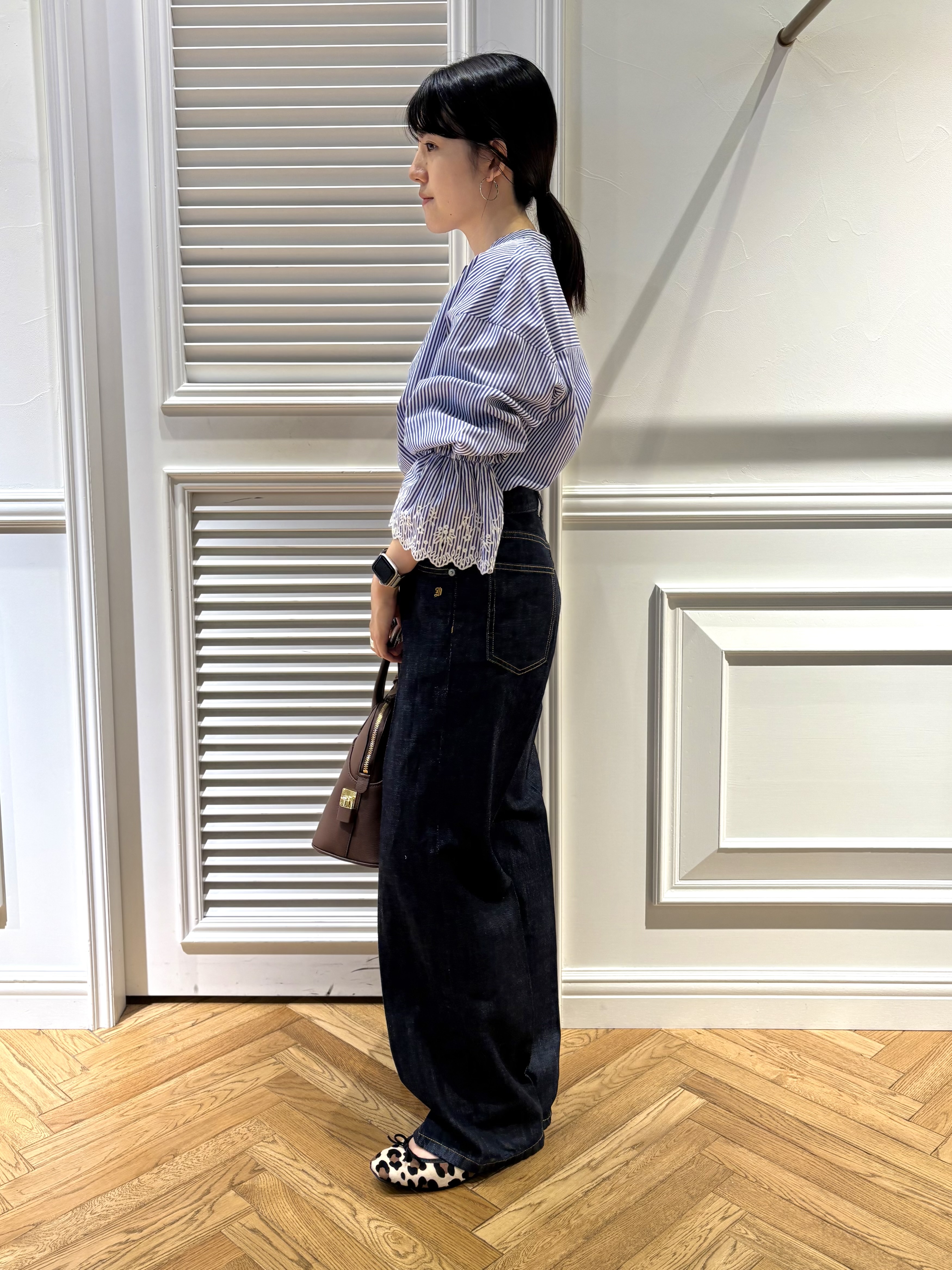 cocoさんの「DRESSTERIOR｜エンブロイダリースリーブ ブラウス」を使ったコーディネート