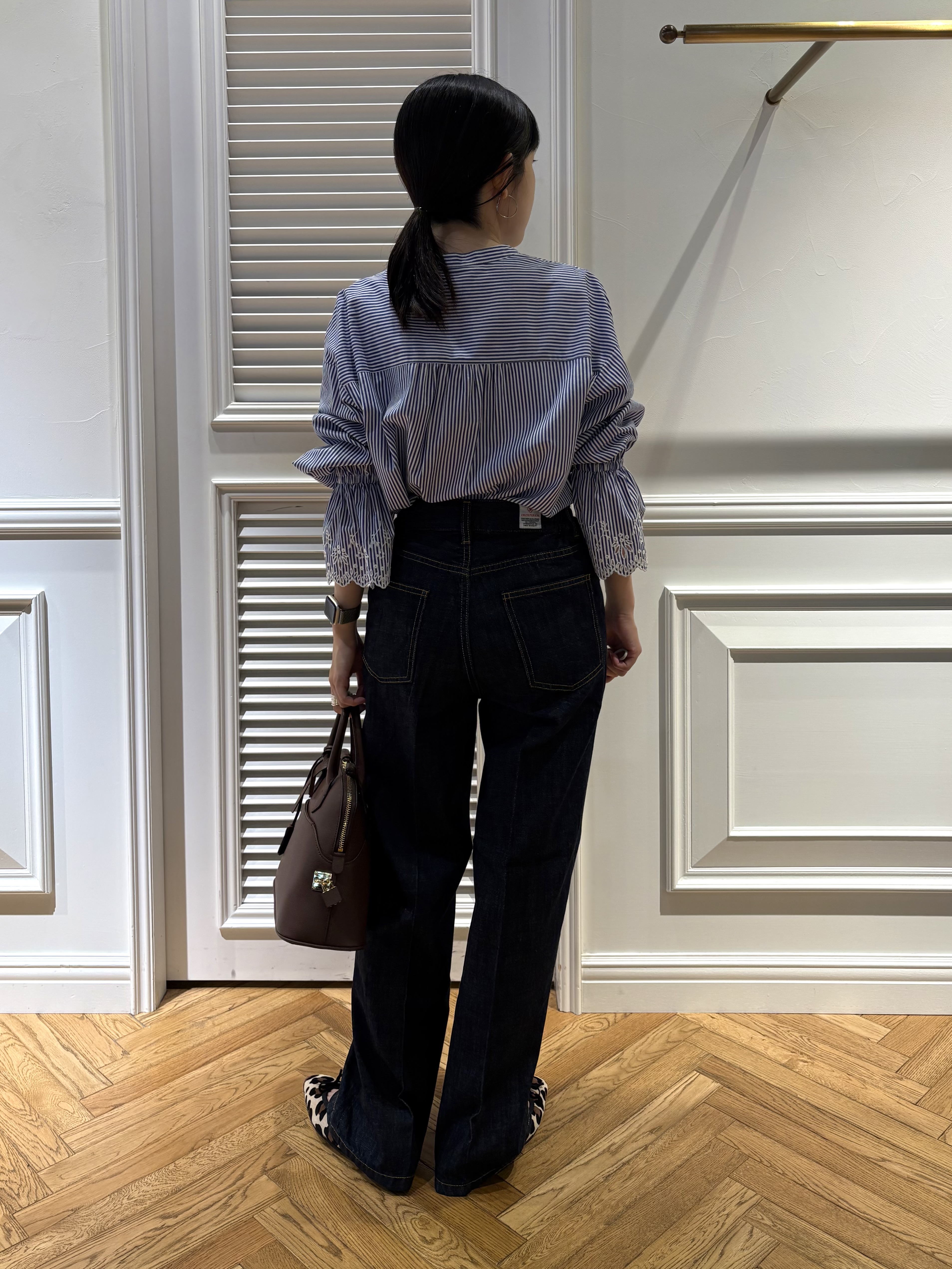 cocoさんの「DRESSTERIOR｜エンブロイダリースリーブ ブラウス」を使ったコーディネート