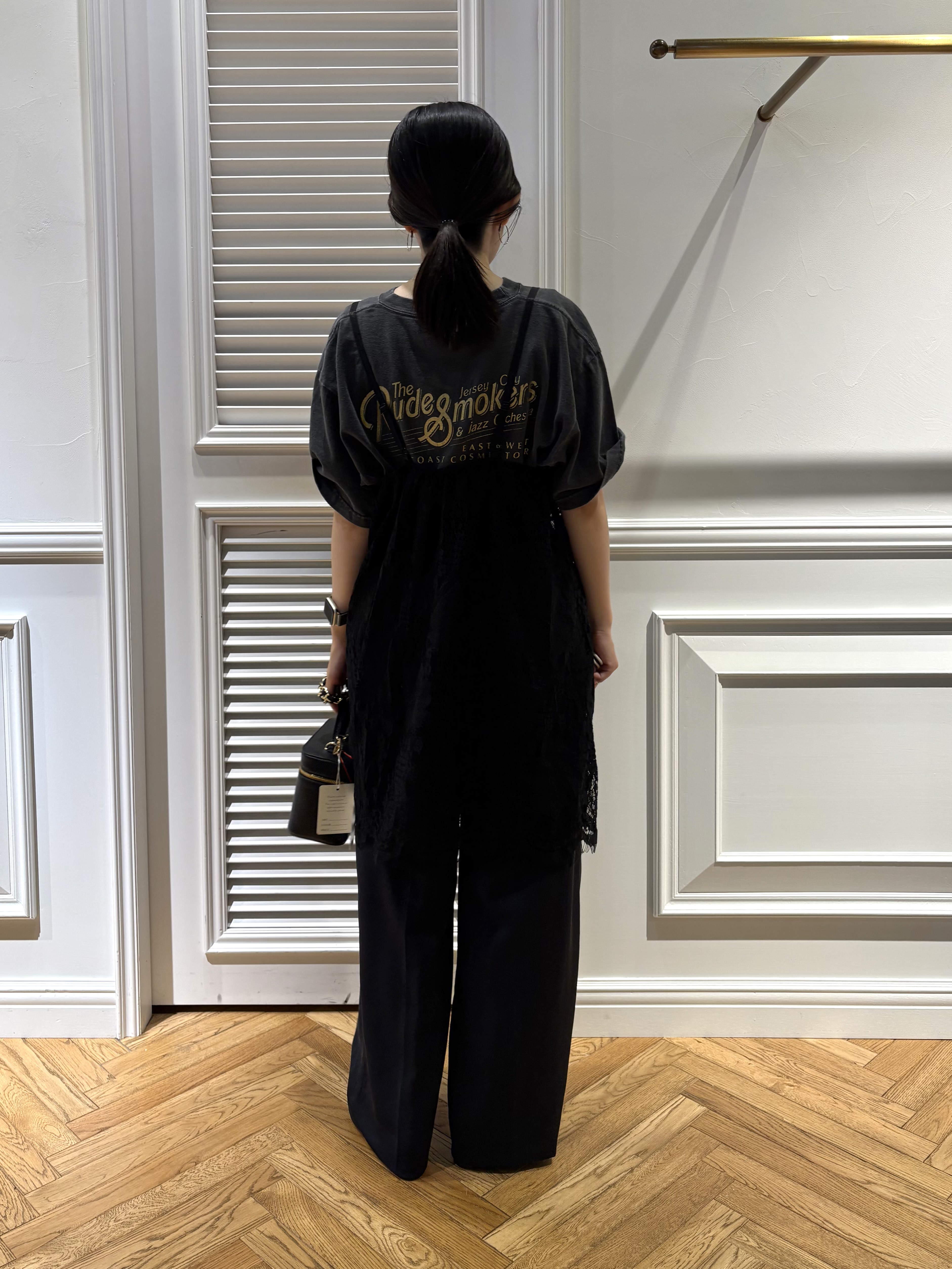 cocoさんの「DRESSTERIOR｜GOOD ROCK SPEED（グッドロックスピード）別注バイクTシャツ」を使ったコーディネート