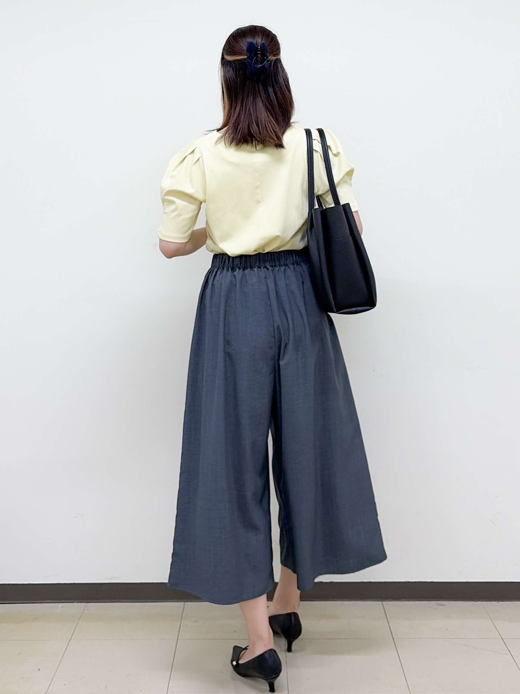 yurinaさんの「index｜【接触冷感／UVケア】パール調ネックタックスリーブトップス《洗濯機OK／6col》」を使ったコーディネート