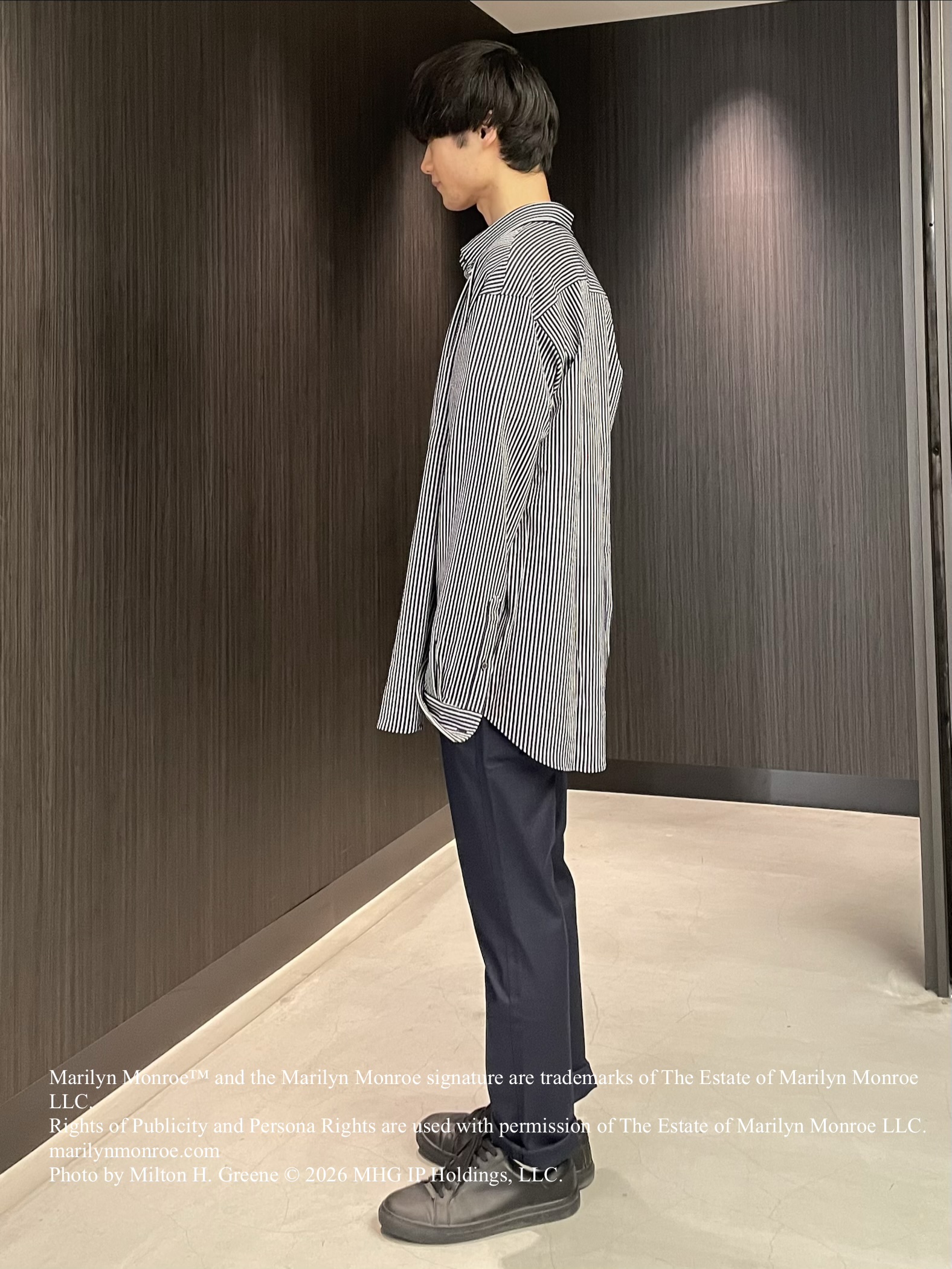 Okdさんの「TAKEO KIKUCHI｜【別注】マリリン・モンロー/フォトTシャツ」を使ったコーディネート