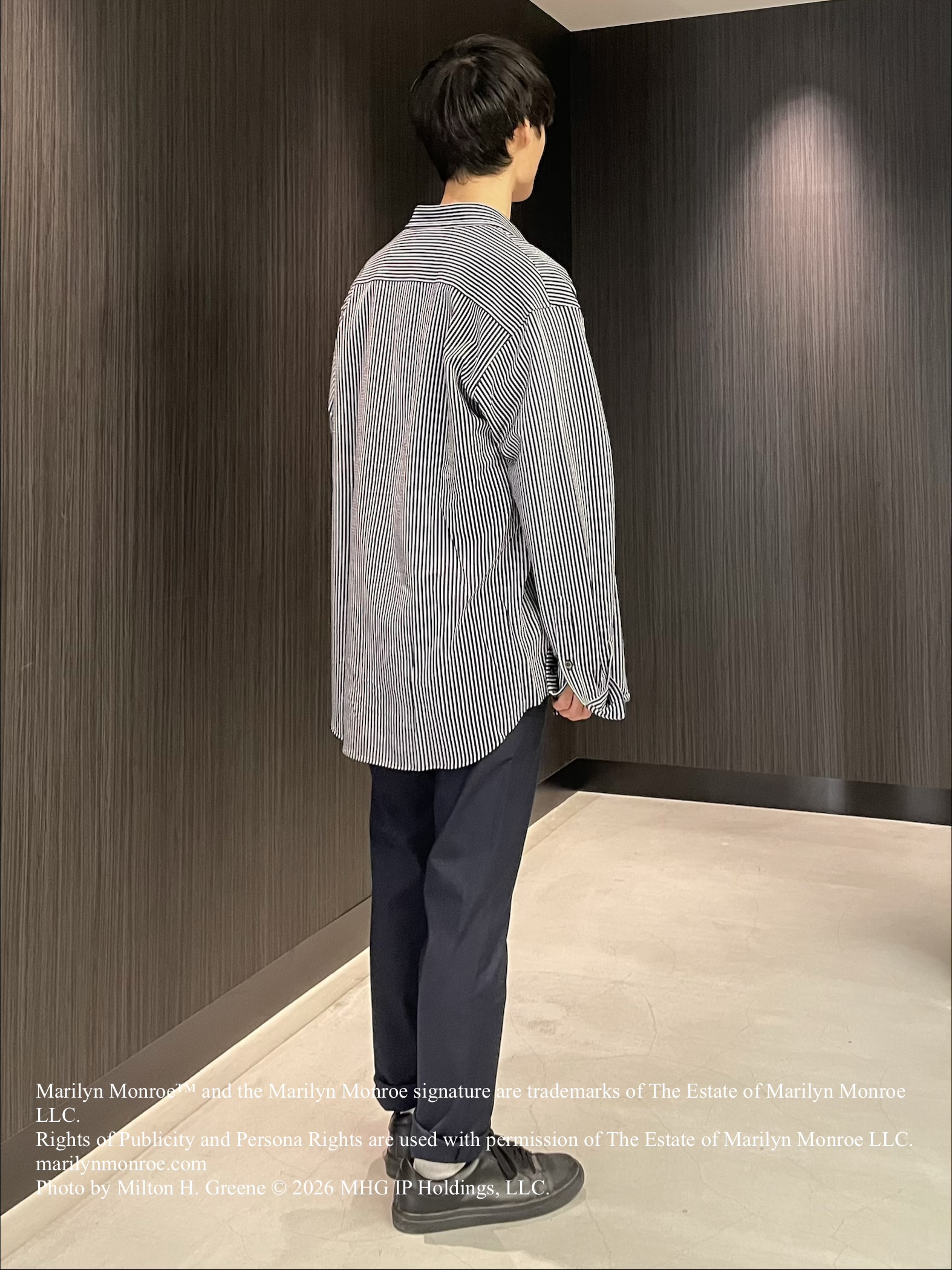 Okdさんの「TAKEO KIKUCHI｜【別注】マリリン・モンロー/フォトTシャツ」を使ったコーディネート