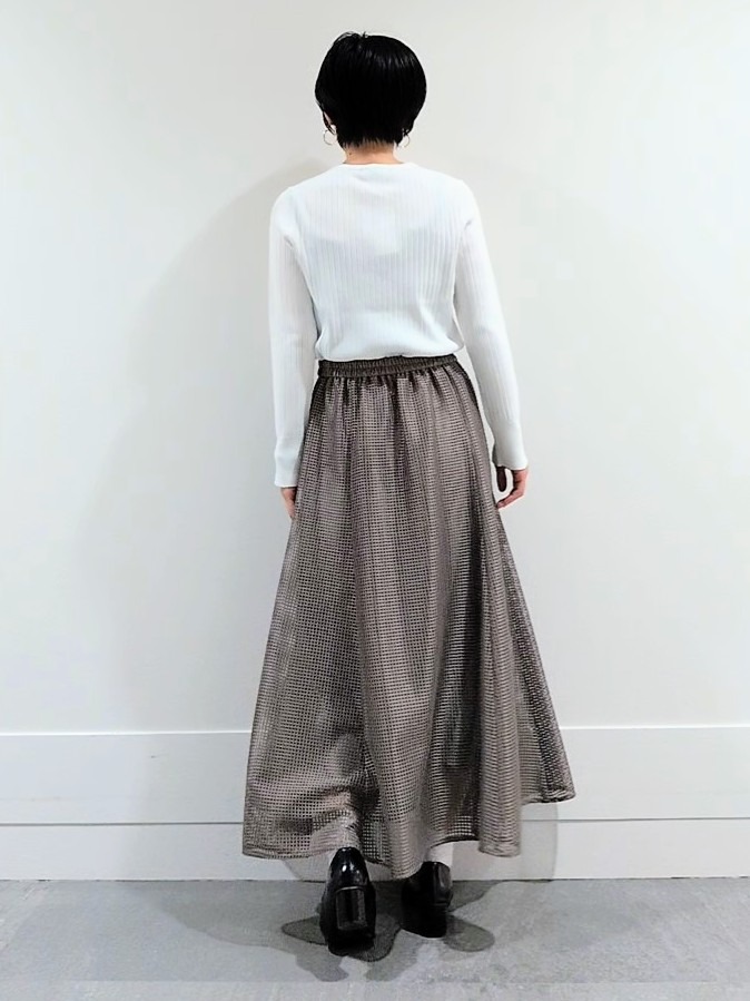 ミズタさんの「UNTITLED｜【アンサンブル可/洗える】ワイドリブニット」を使ったコーディネート