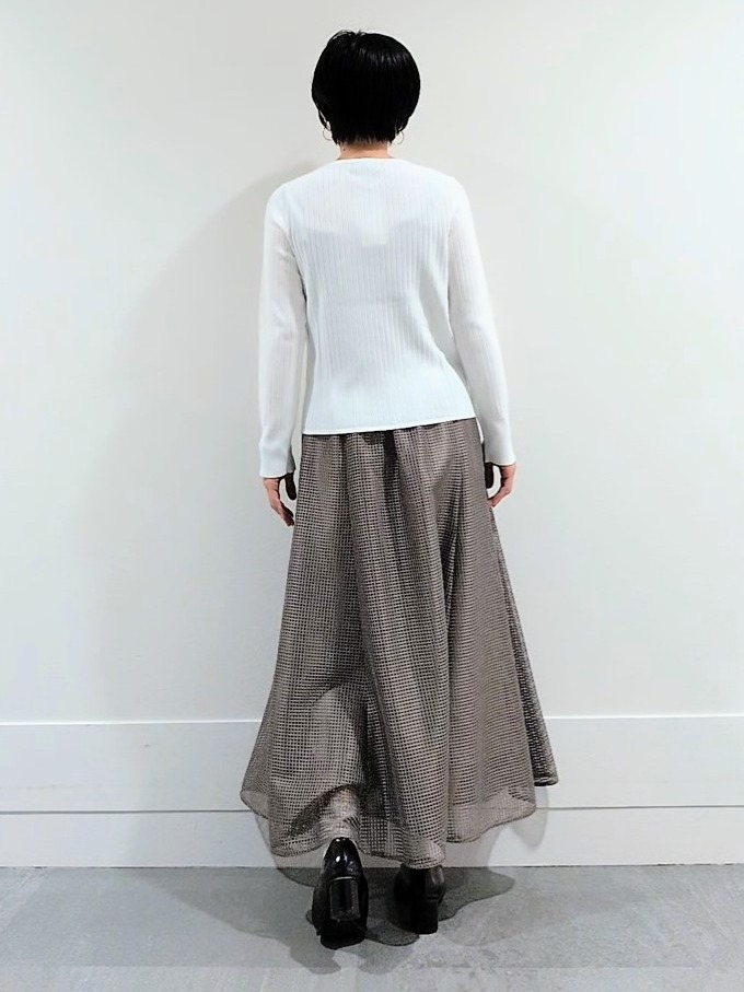 ミズタさんの「UNTITLED｜【アンサンブル可/洗える】ワイドリブニット」を使ったコーディネート