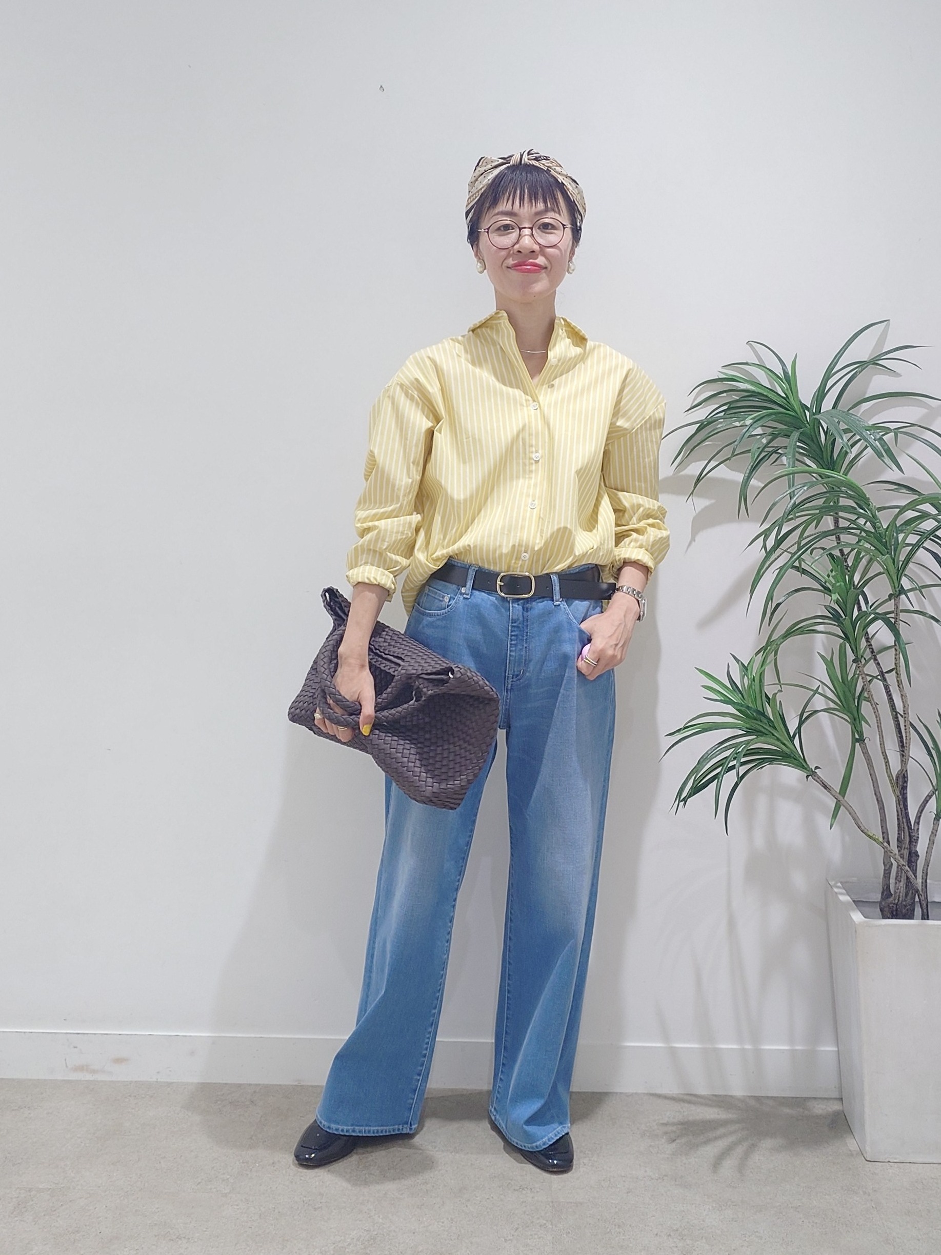 MUTSUKOさんの「UNTITLED｜【新色追加/人気デニム】MAKE&times;DENIM WIDE」を使ったコーディネート