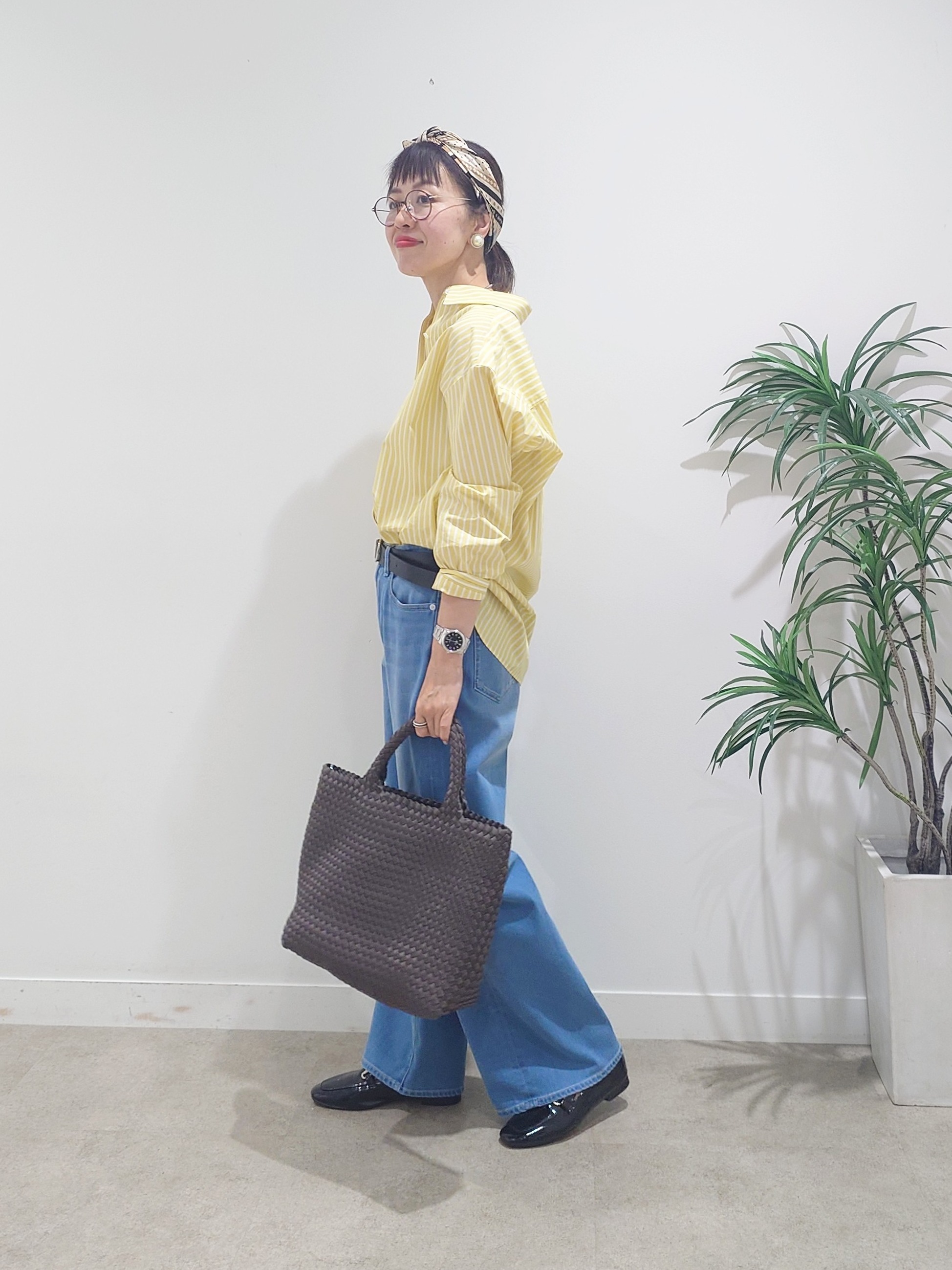 MUTSUKOさんの「UNTITLED｜【新色追加/人気デニム】MAKE&times;DENIM WIDE」を使ったコーディネート