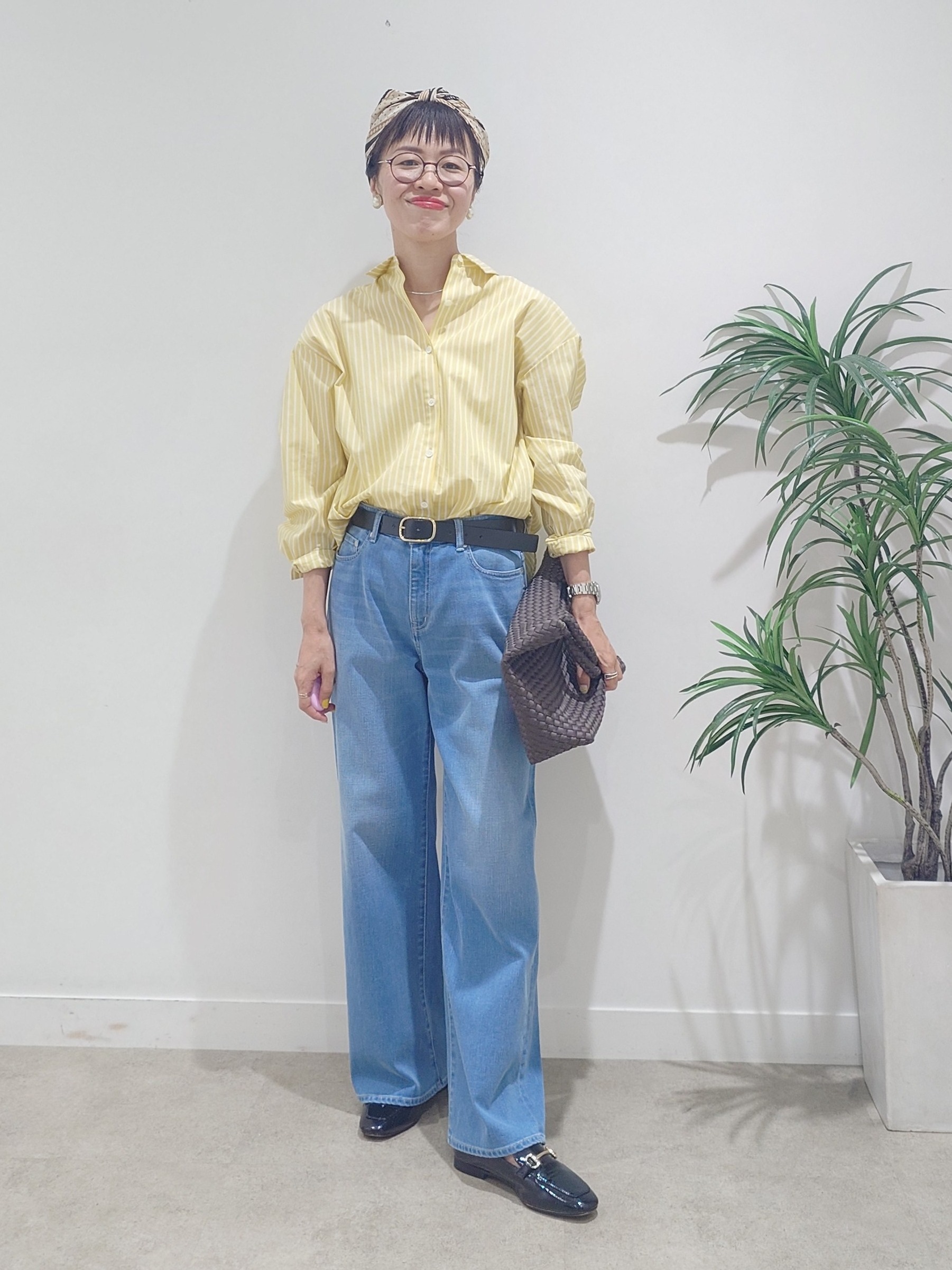 MUTSUKOさんの「UNTITLED｜【新色追加/人気デニム】MAKE&times;DENIM WIDE」を使ったコーディネート