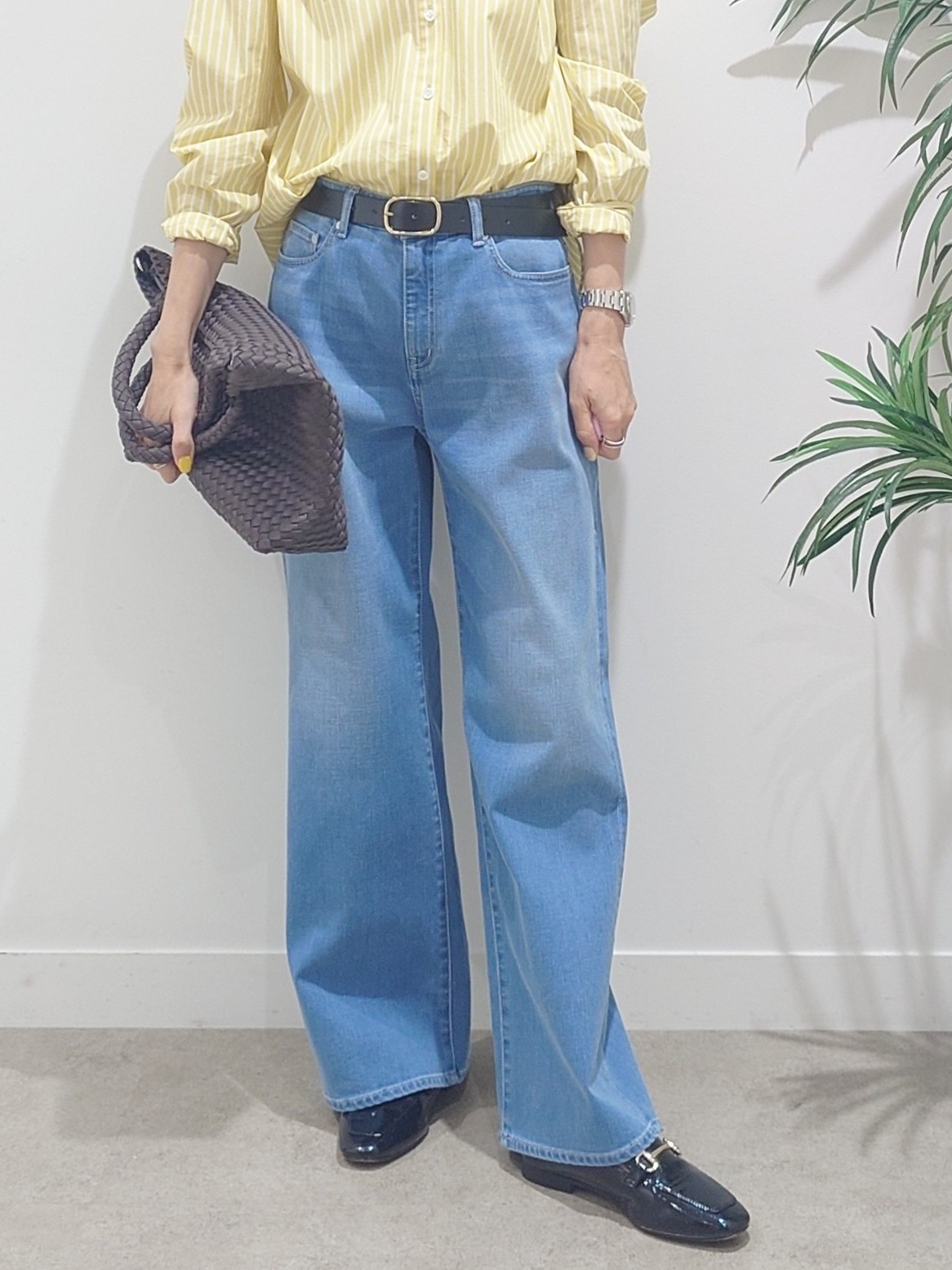 MUTSUKOさんの「UNTITLED｜【新色追加/人気デニム】MAKE&times;DENIM WIDE」を使ったコーディネート
