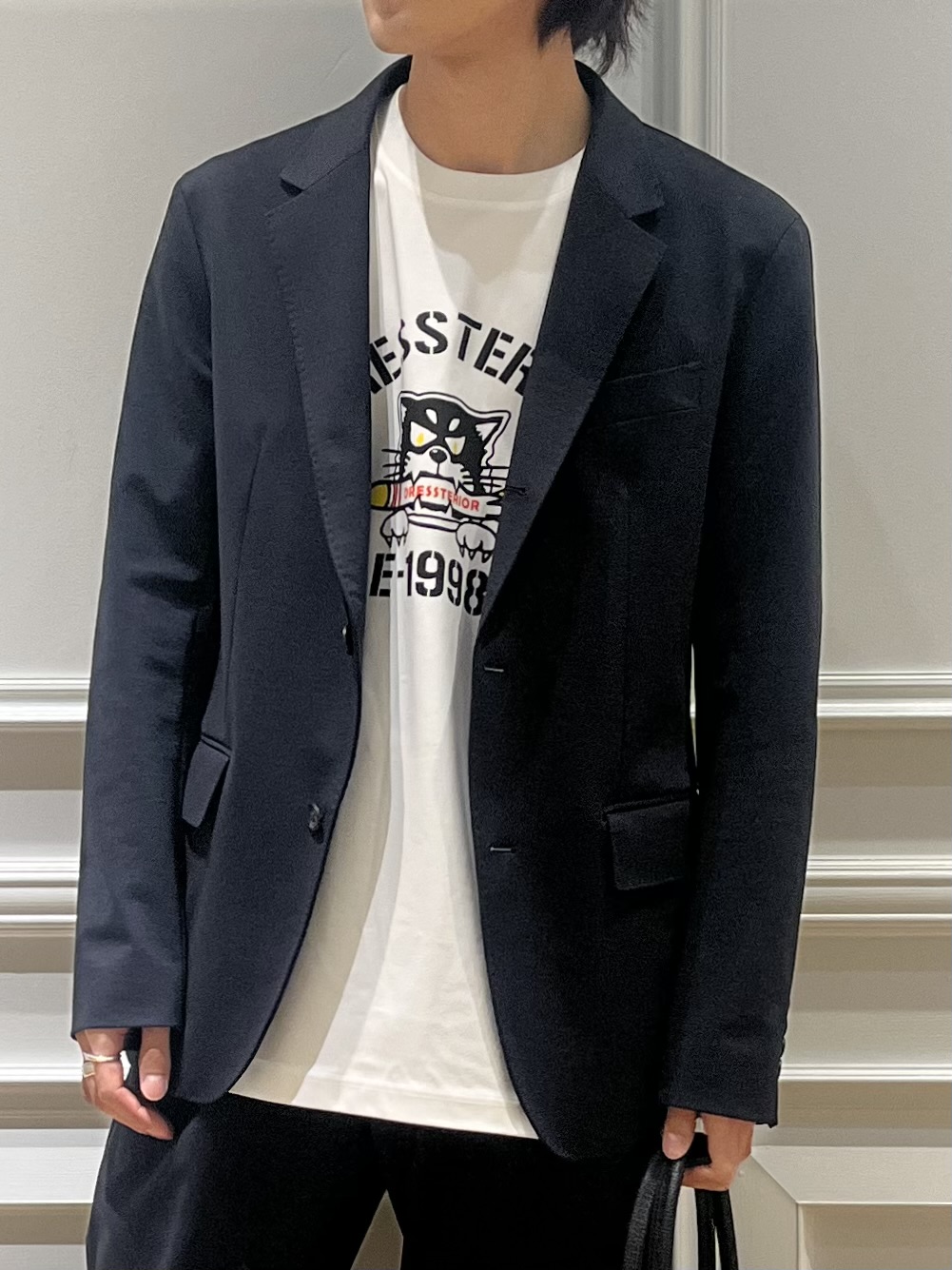 Watanabeさんの「DRESSTERIOR｜【干場義雅&times;MOVB&times;DRESSTERIOR】トリプルコラボ DUPLEX COTTON ジャケット」を使ったコーディネート
