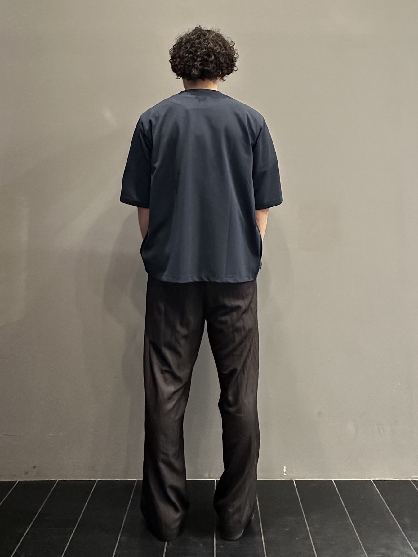 SHUさんの「THE SHOP TK｜メッシュ五分袖カーディガン＋半袖Tシャツ セットアイテム 洗濯機OK」を使ったコーディネート