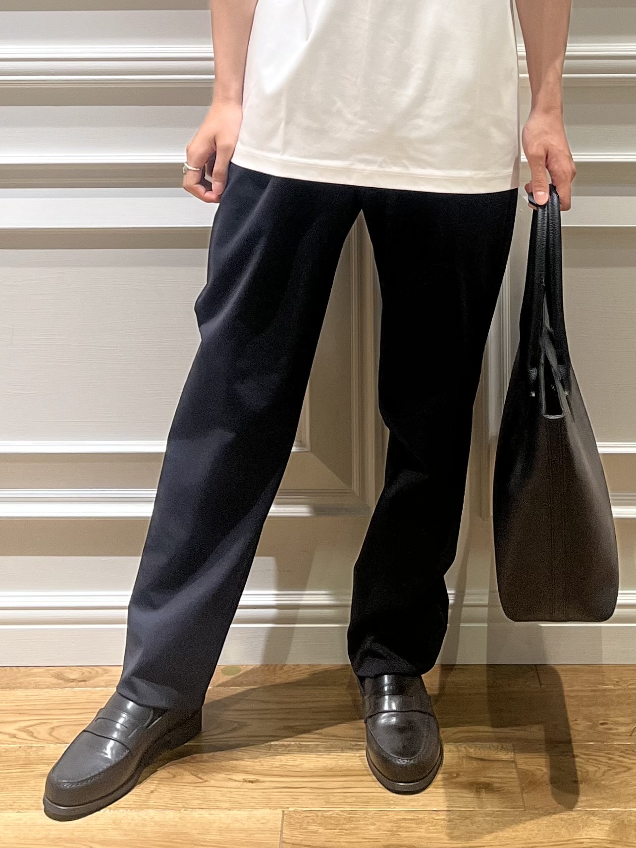 Watanabeさんの「DRESSTERIOR｜【接触冷感／抗菌防臭／消臭】ICE CLEAR COTTON ミサイルキャットTシャツ」を使ったコーディネート