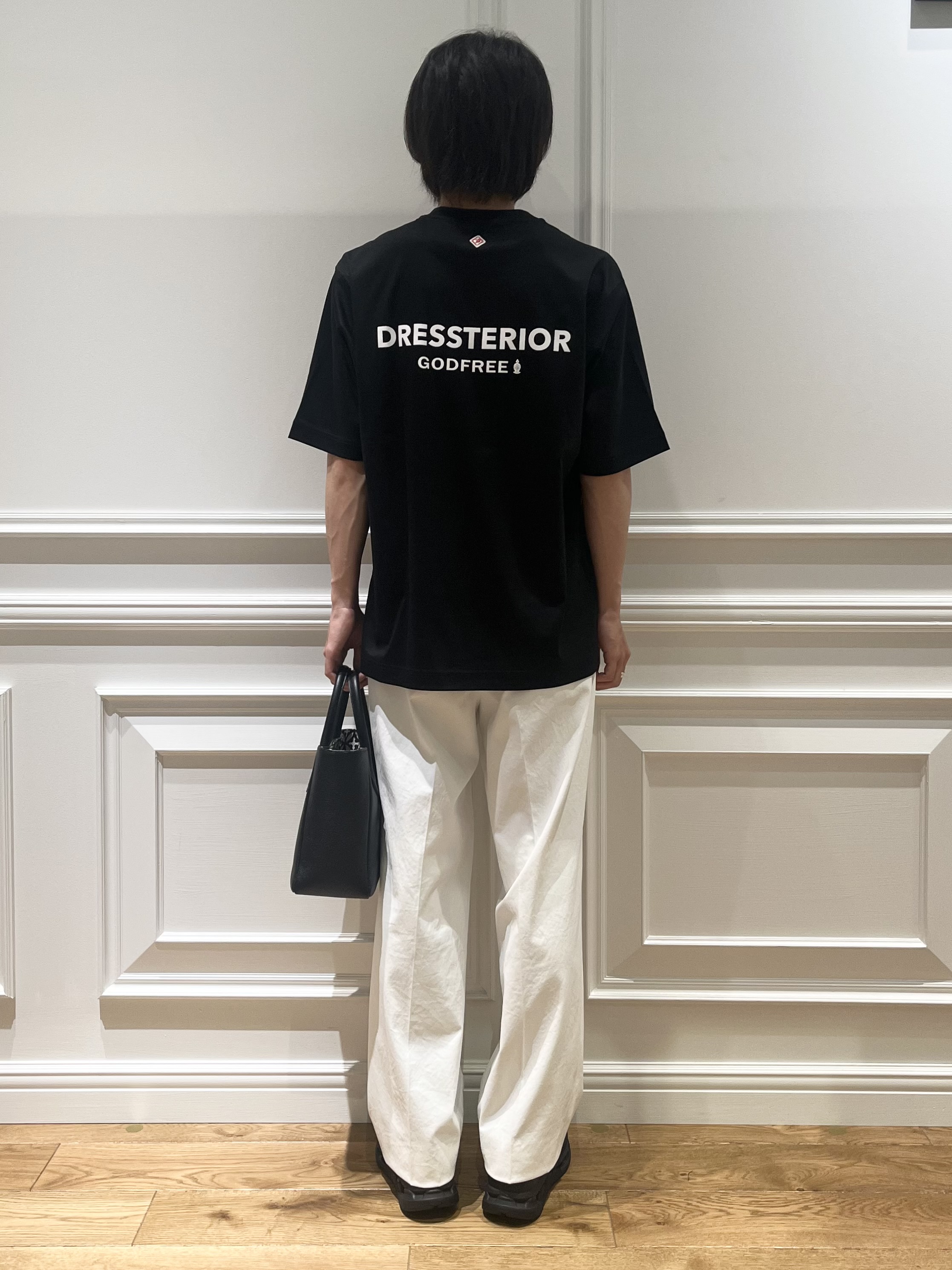 Watanabeさんの「DRESSTERIOR｜【接触冷感／抗菌防臭／消臭】ICE CLEAR COTTON オーバーフィットTシャツ」を使ったコーディネート