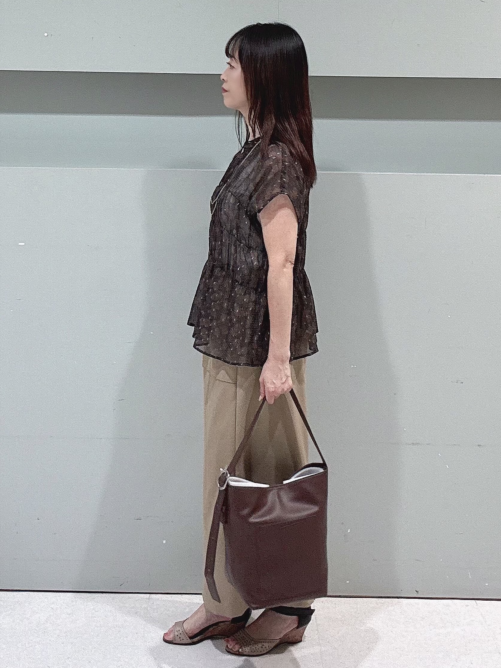 makiさんの「UNTITLED｜ヴィンテージドットブラウス」を使ったコーディネート