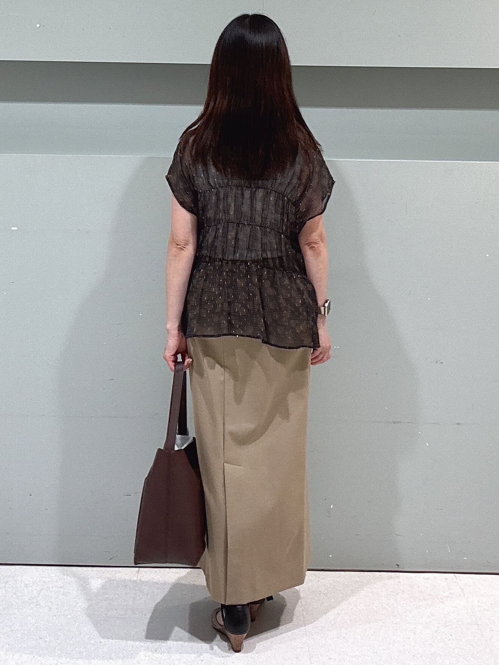makiさんの「UNTITLED｜ヴィンテージドットブラウス」を使ったコーディネート