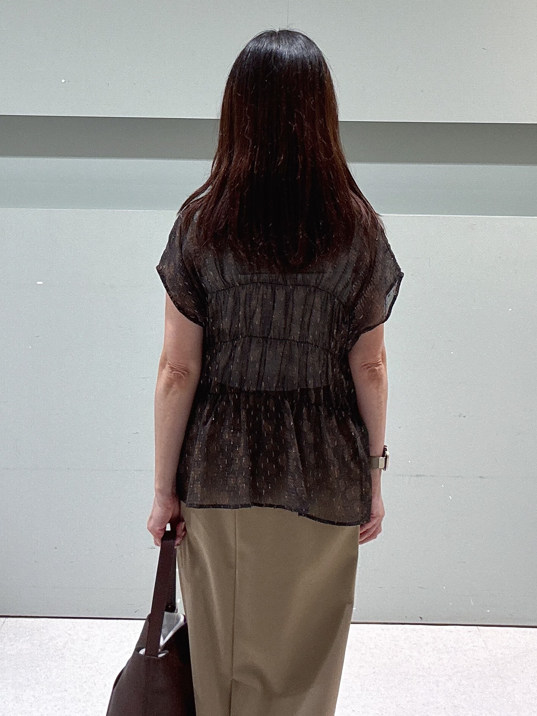 makiさんの「UNTITLED｜ヴィンテージドットブラウス」を使ったコーディネート