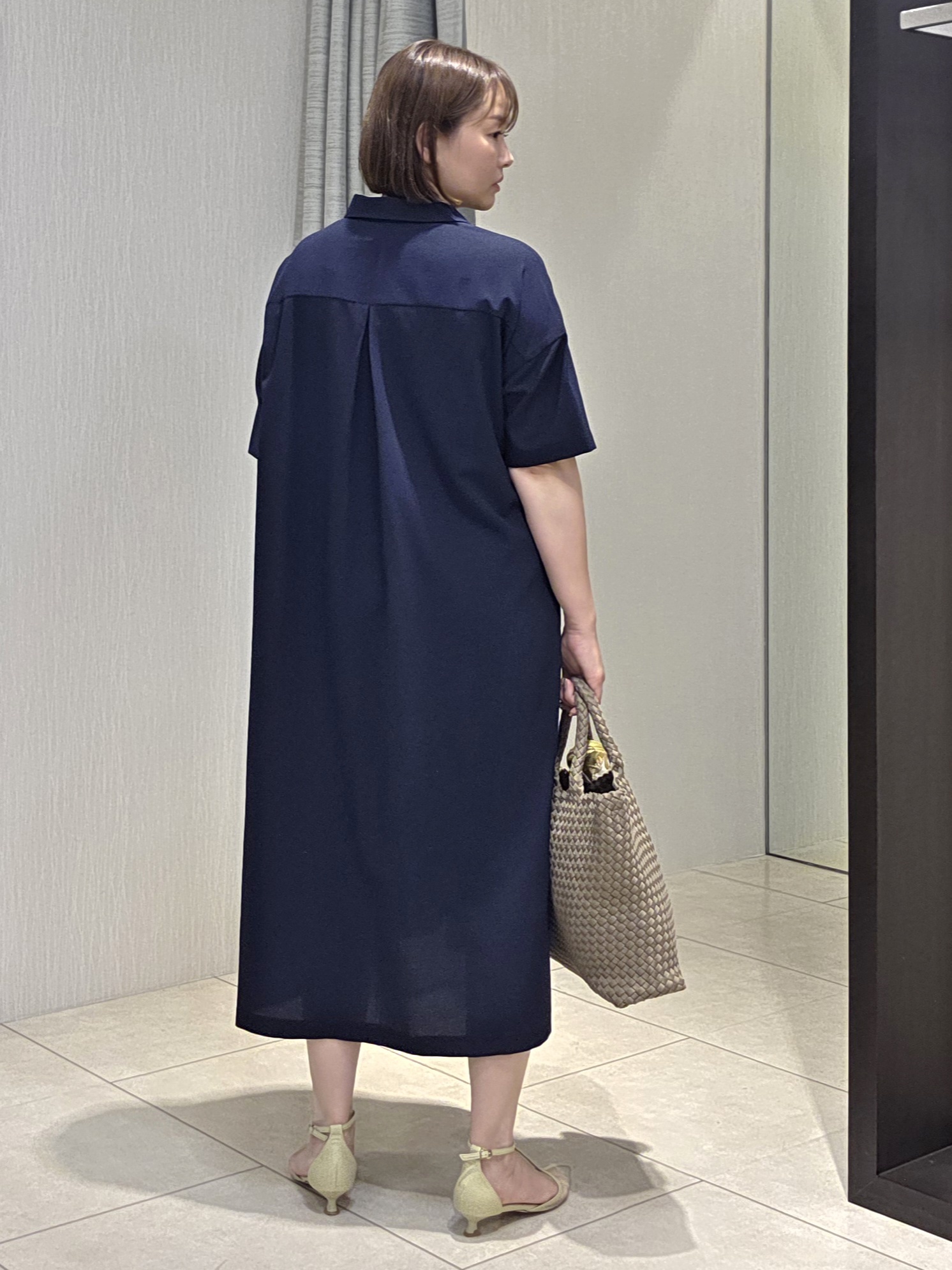 naokoさんの「UNTITLED｜【セットアップ可/UVカット/通気性】エアリークール半袖ジャケット」を使ったコーディネート