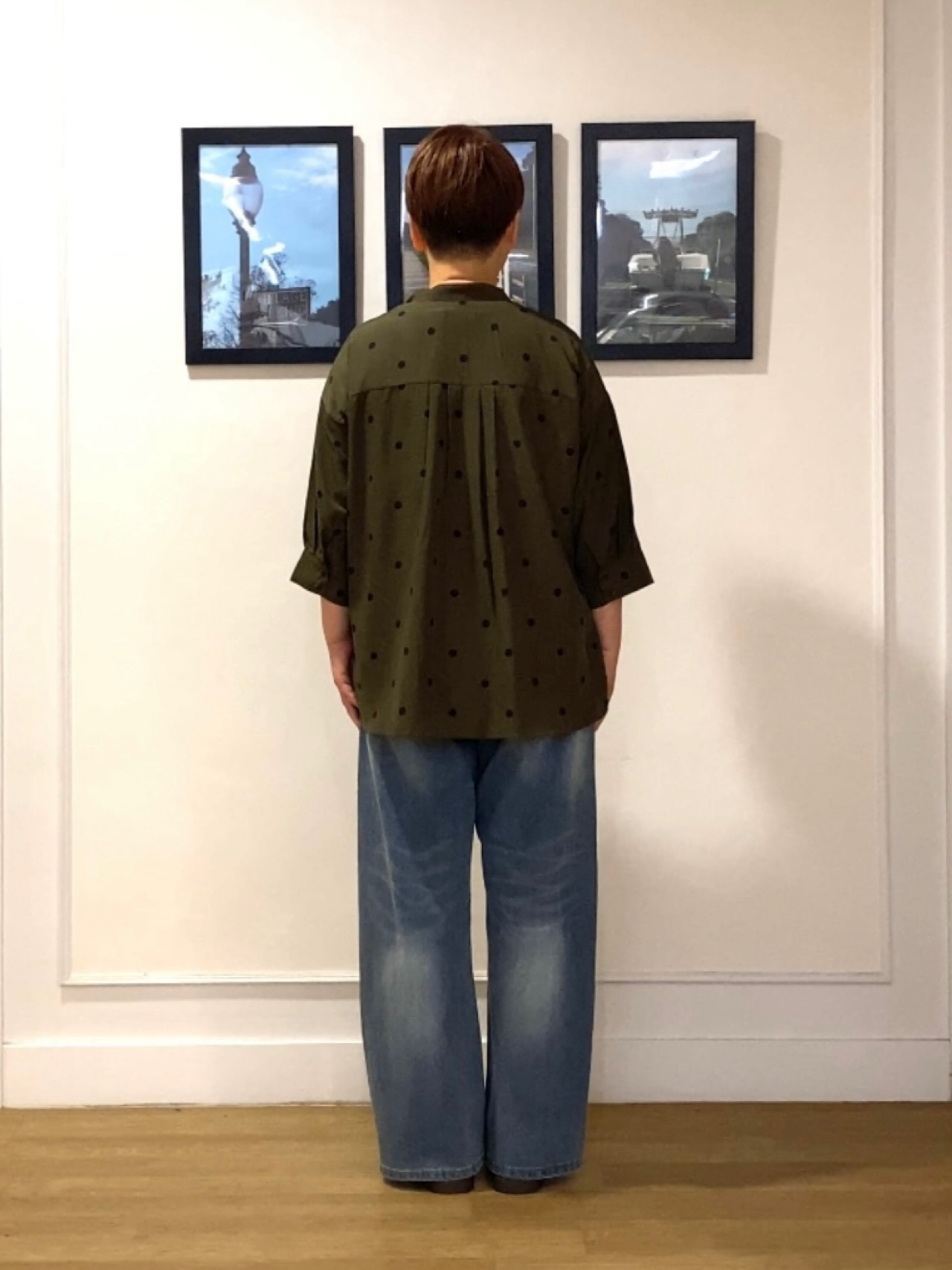 Hiroさんの「Dessin｜【セットアップ可】ドットプリント ハーフスリーブシャツ」を使ったコーディネート