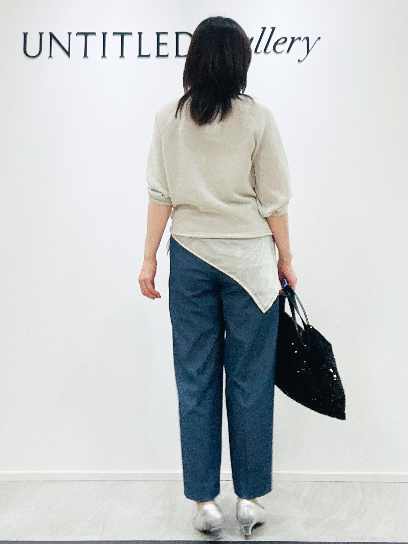 めいさんの「UNTITLED｜【洗える/ゆったり】クルーネックドライニット」を使ったコーディネート