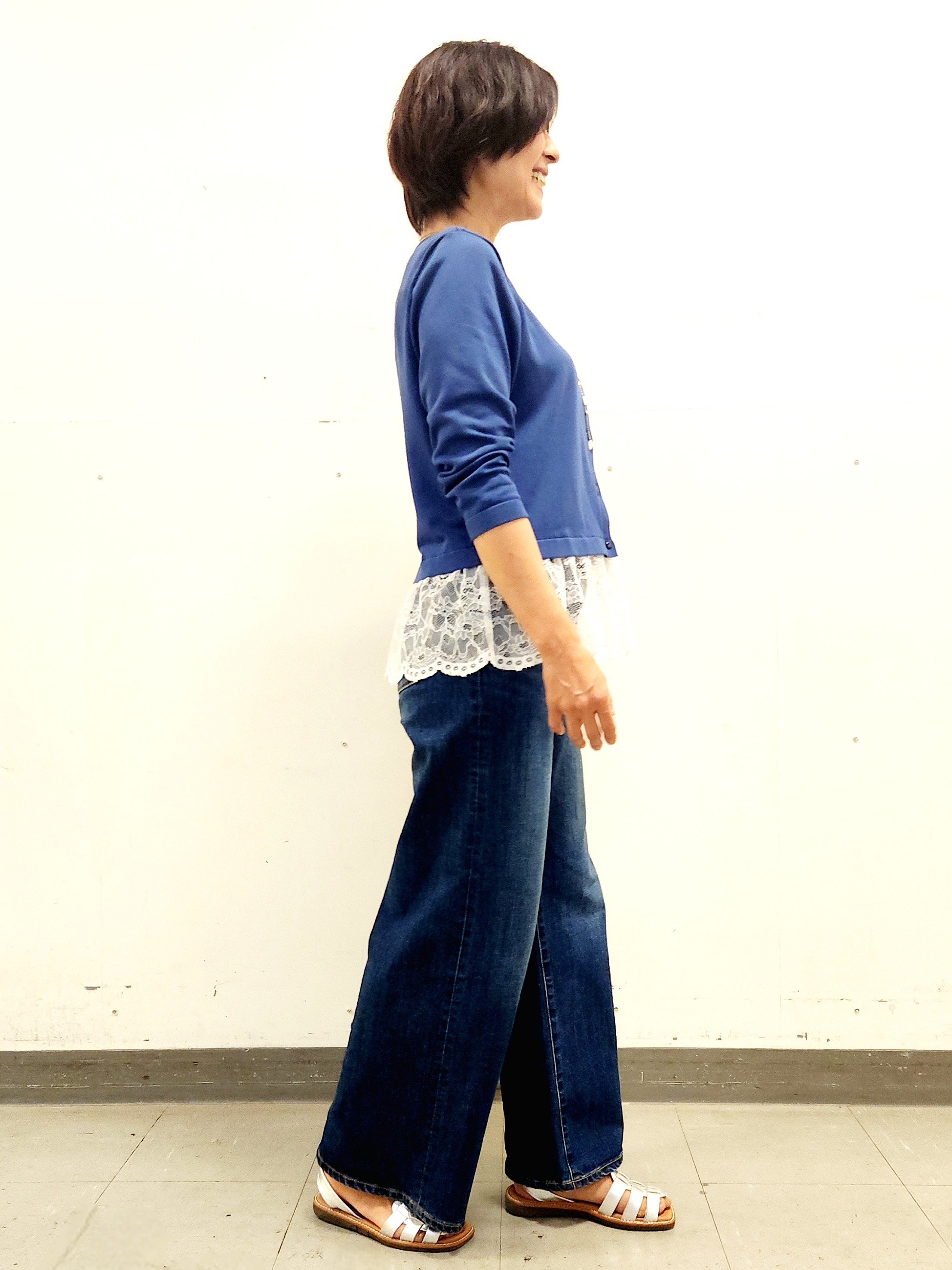 mayumayuさんの「Reflect｜【手洗い可】レースデザインニットカーディガン」を使ったコーディネート