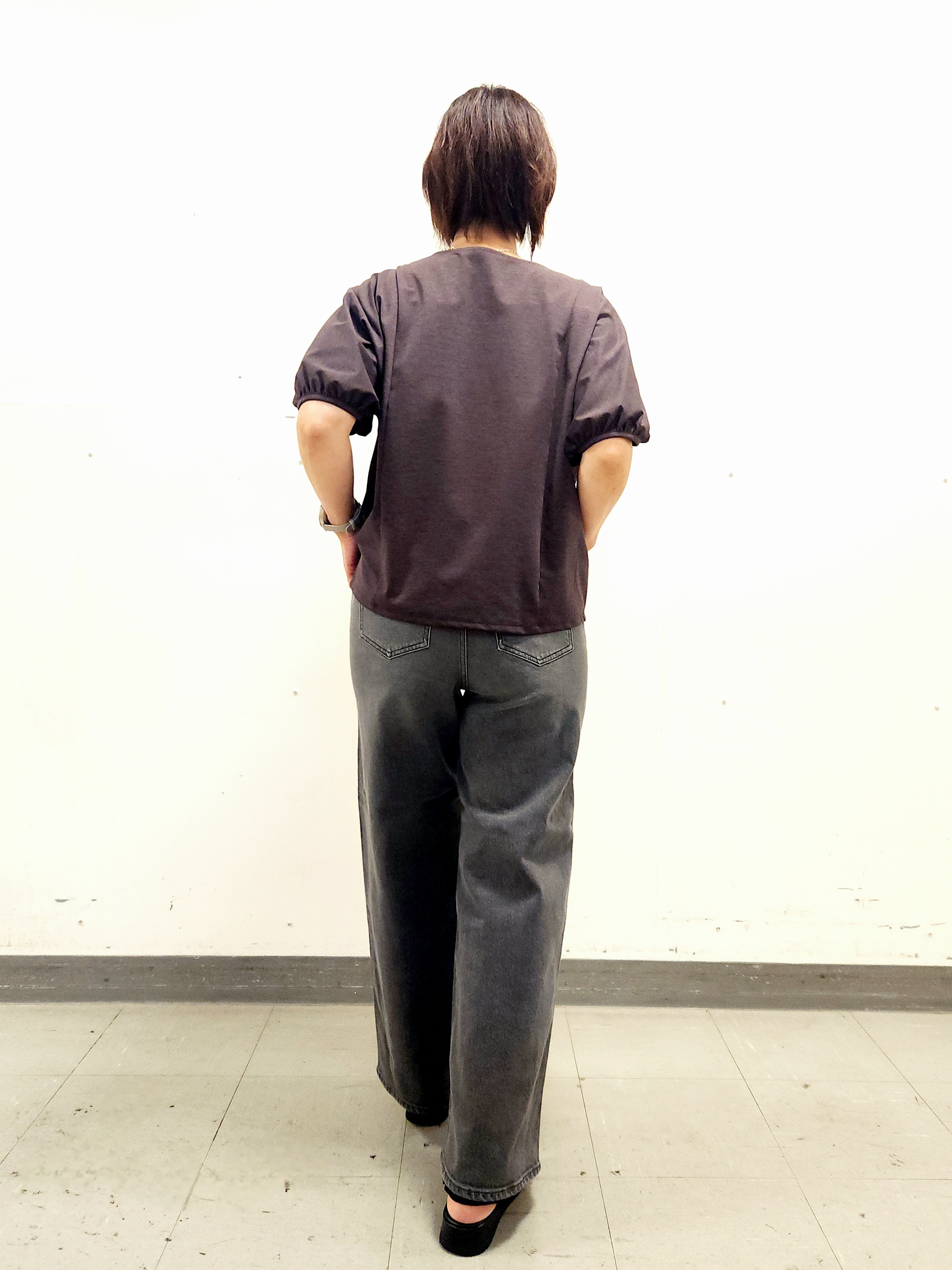 mayumayuさんの「Reflect｜【UVカット／接触冷感／吸水速乾】ギャザースリーブカットソー」を使ったコーディネート