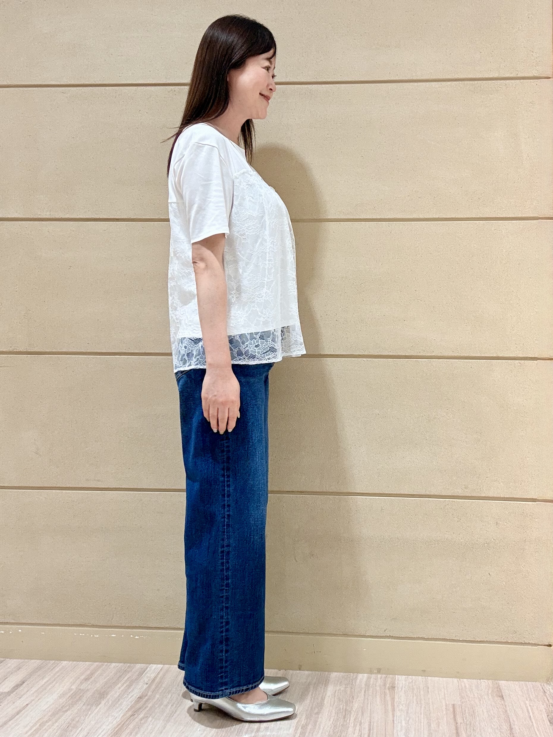 Marさんの「Reflect｜【UVカット／接触冷感／手洗い可】ラッセルレースプルオーバー」を使ったコーディネート