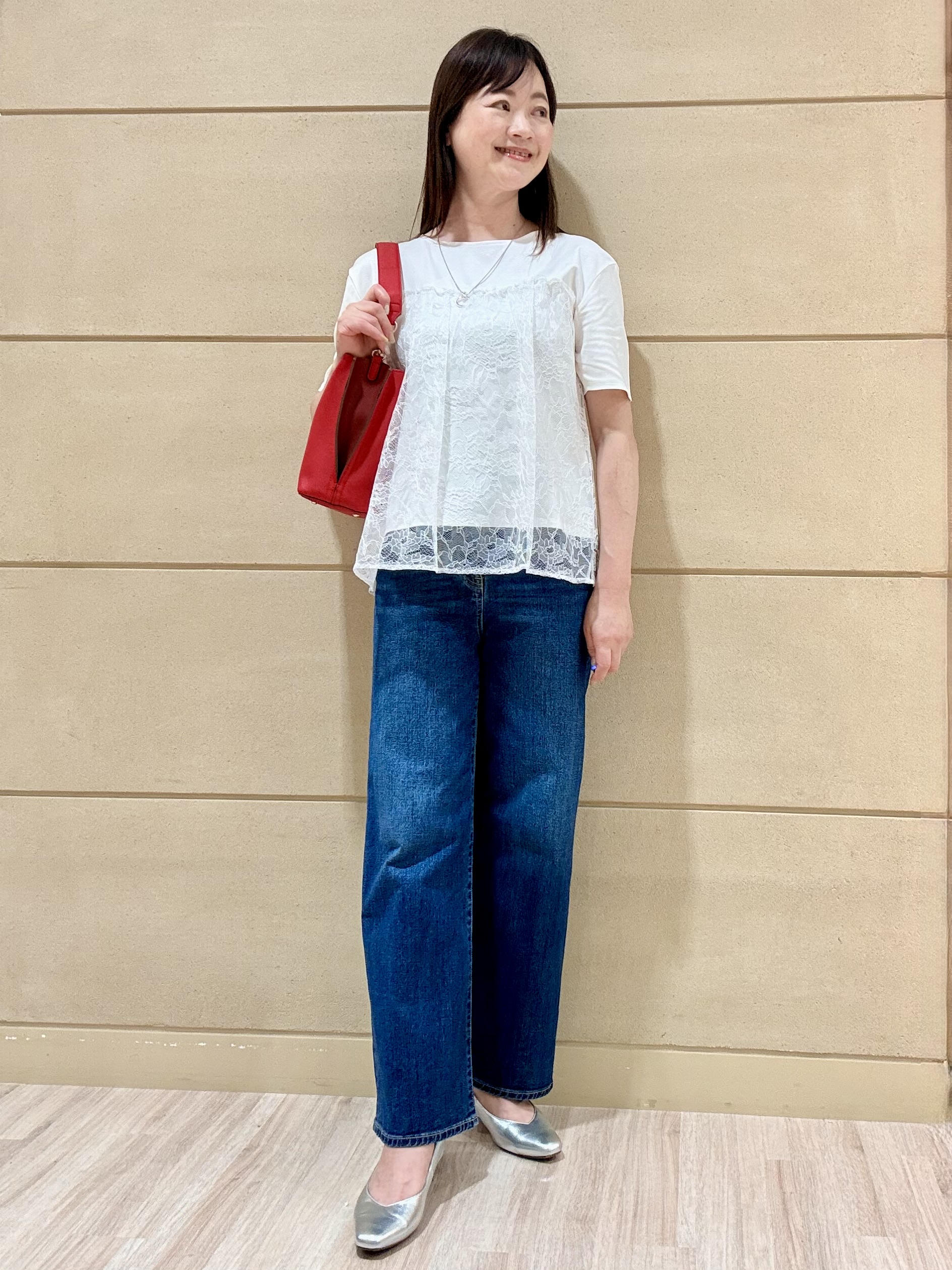 Marさんの「Reflect｜【UVカット／接触冷感／手洗い可】ラッセルレースプルオーバー」を使ったコーディネート
